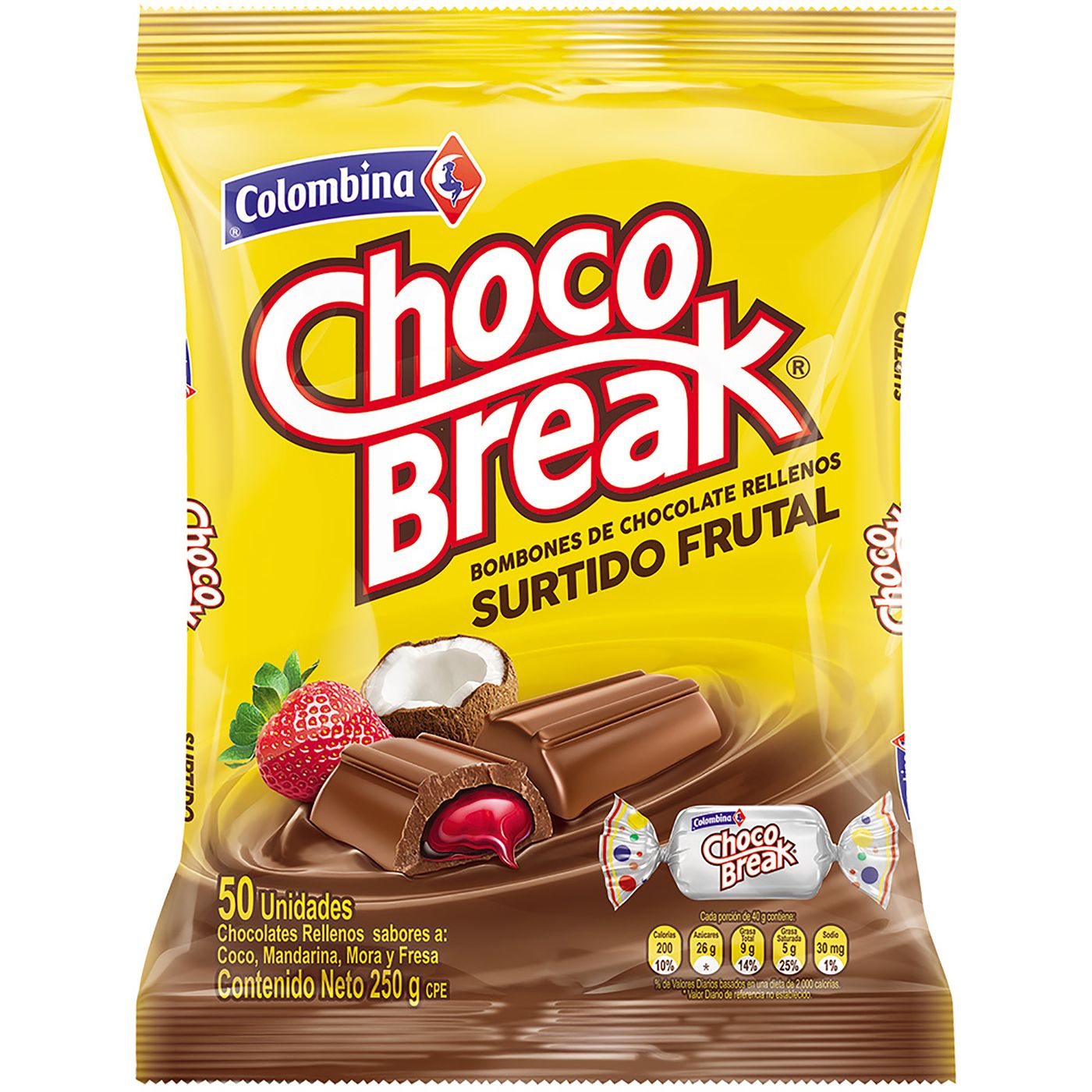 CHOCO BREAK 50 UNIDADES R.0218