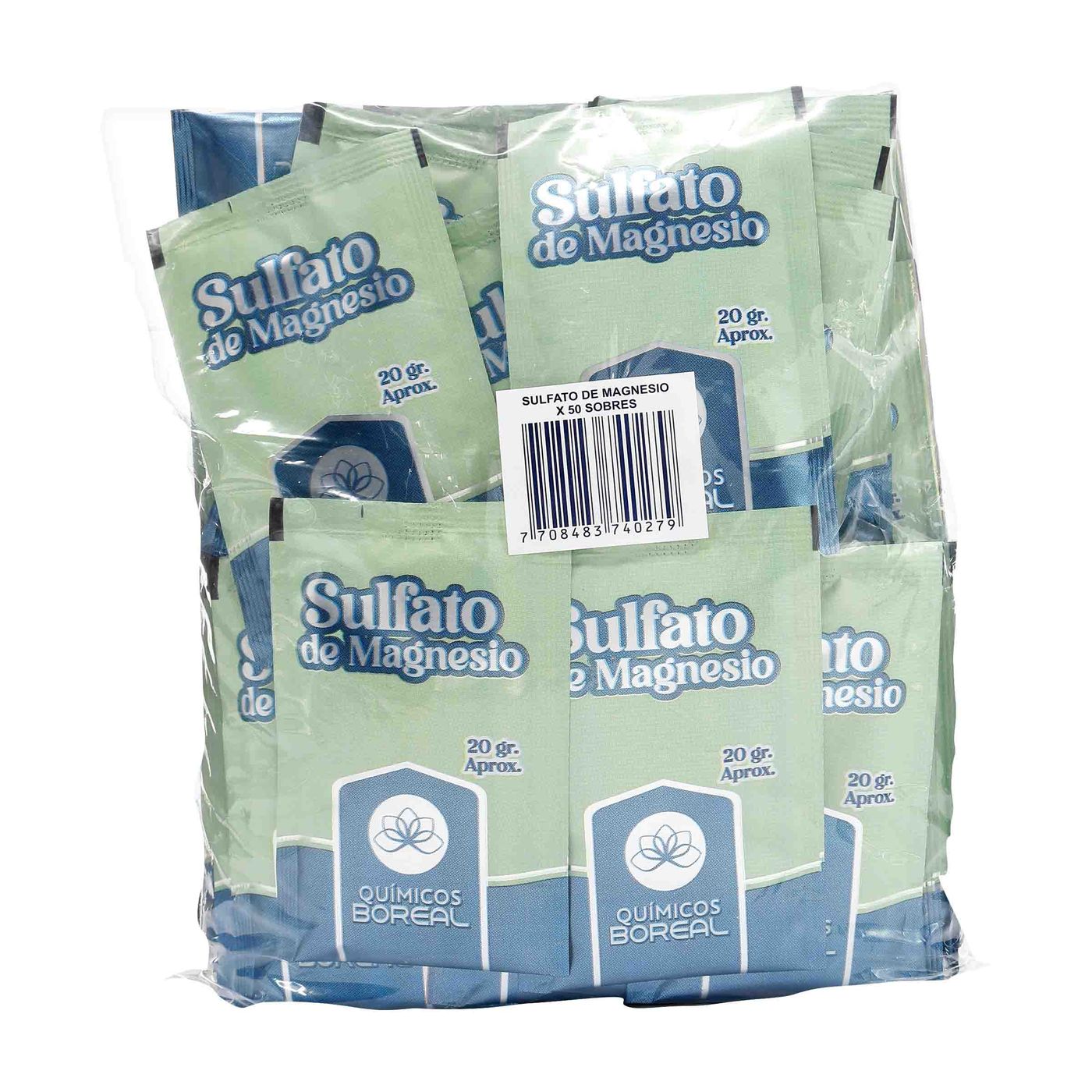 SULFATO DE MAGNESIA 50 SBS 20 GR BOREAL