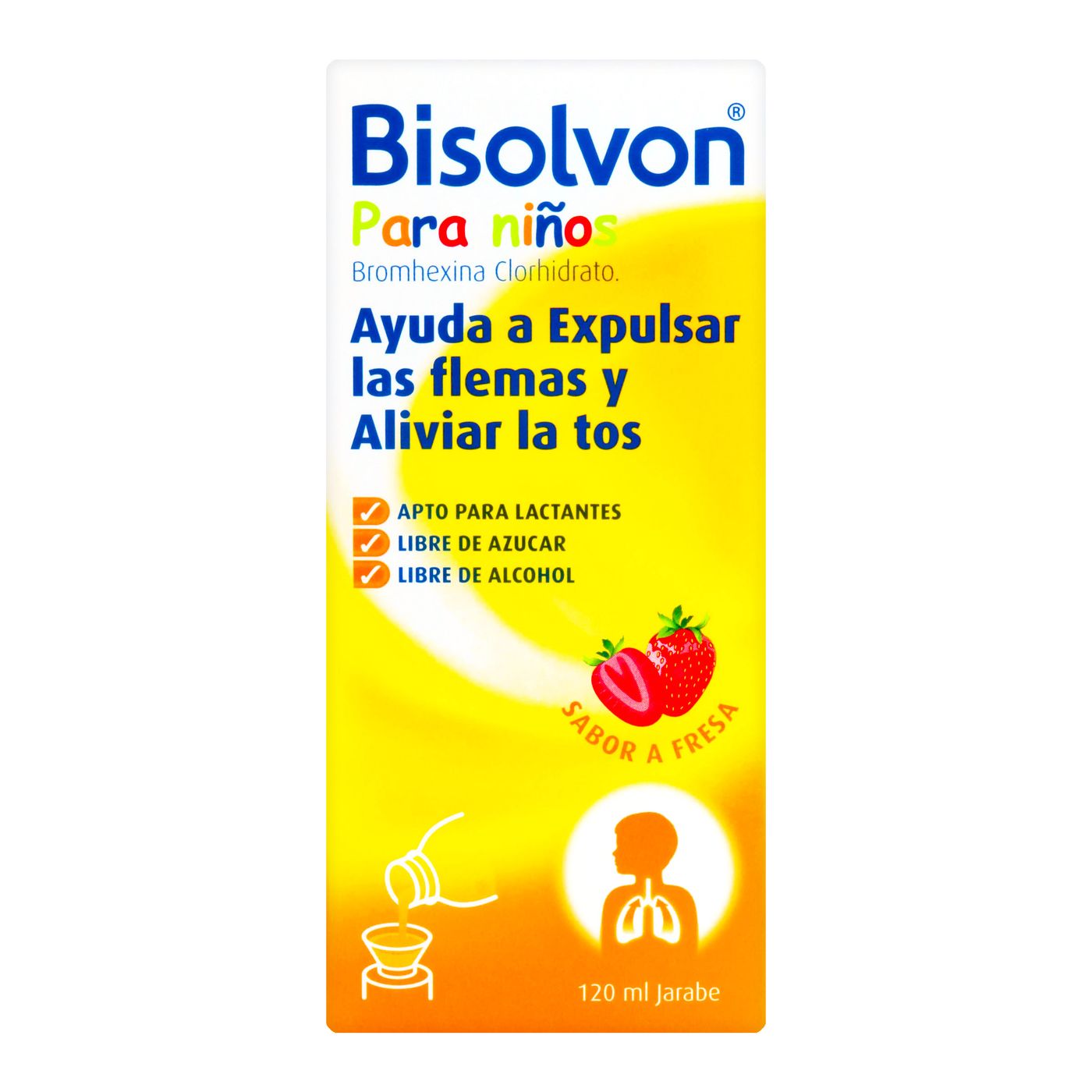 Jarabe Bisolvon Niños Frasco x 120 mL