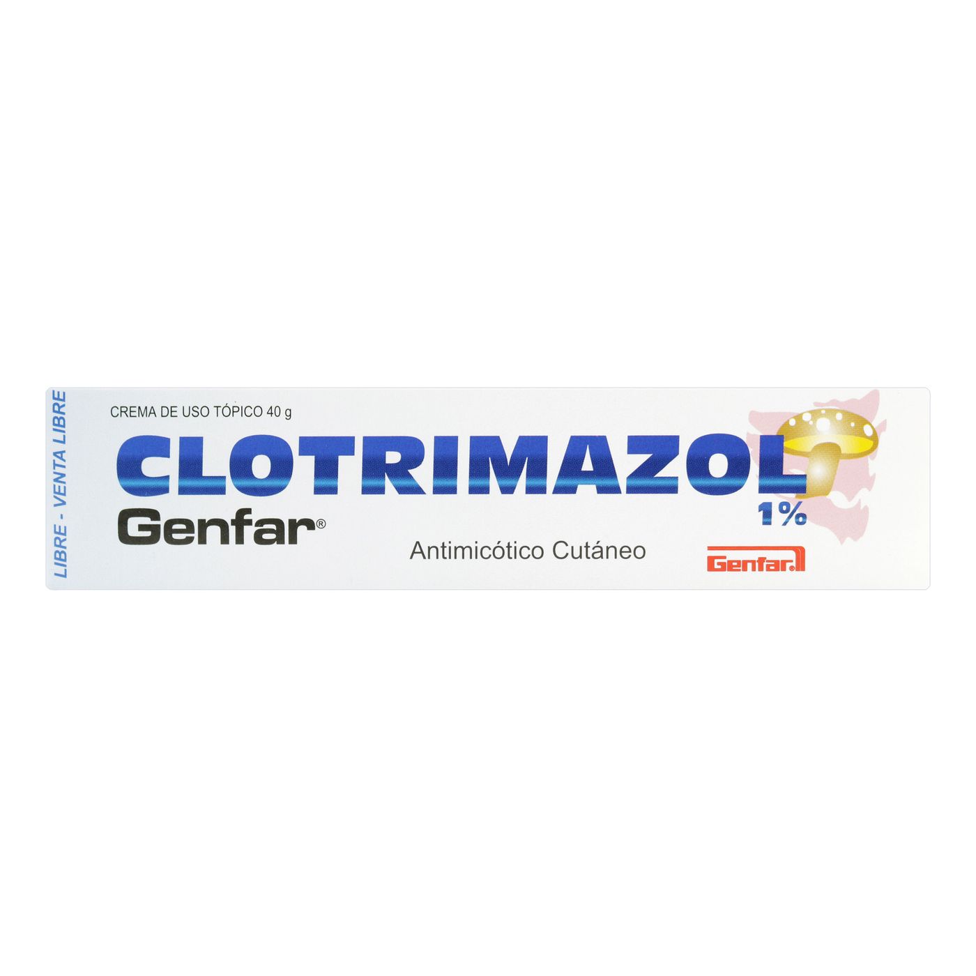 Crema Tópica Clotrimazol 1% Genfar Tubo X 40 G.