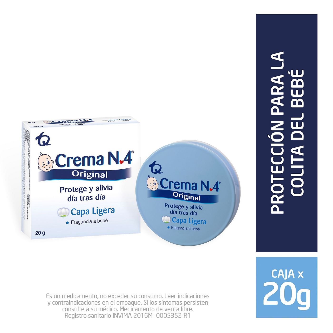 Crema N-4 Original Frasco x 20 g