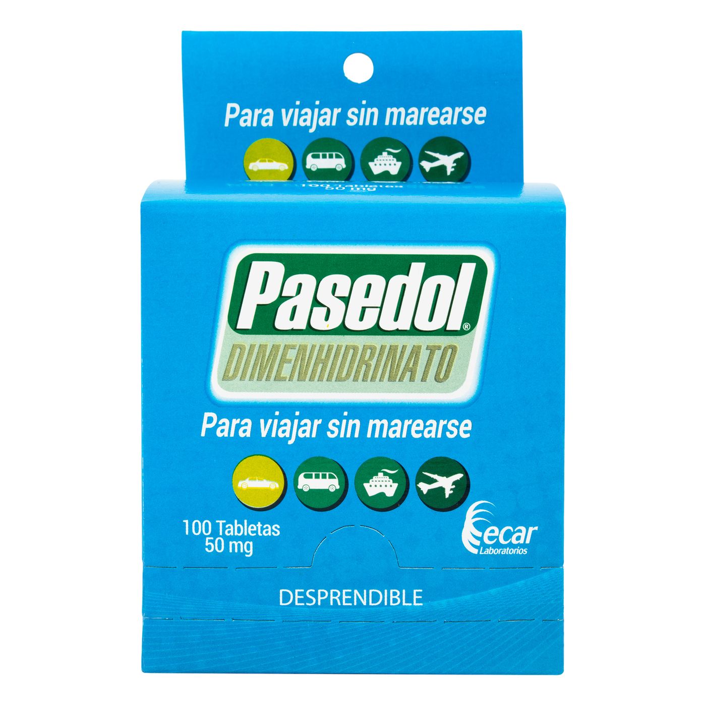 Pasedol 50 Mg Ecar Blíster x 4 Tabletas