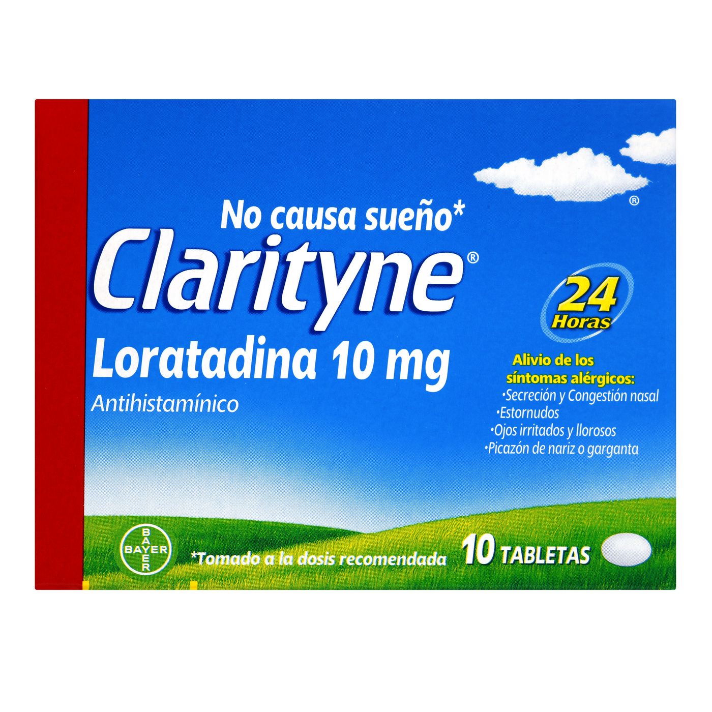 Antihistamínico Clarityne Loratadina 10 mg Caja x 10 tabletas