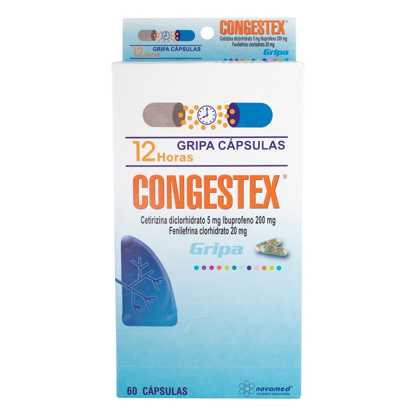 Congestex Gripa Novamed Caja x 60 Cápsulas