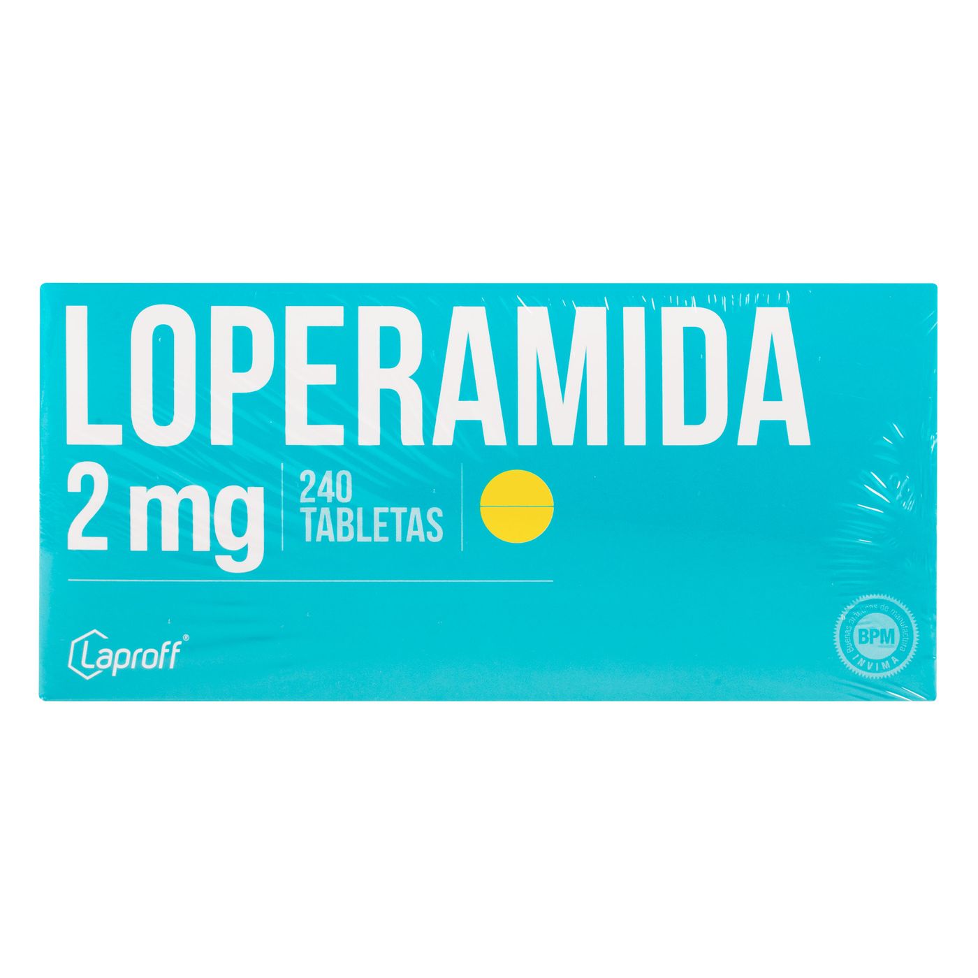Loperamida 2 Mg Laproff Caja X 240 Tabletas.