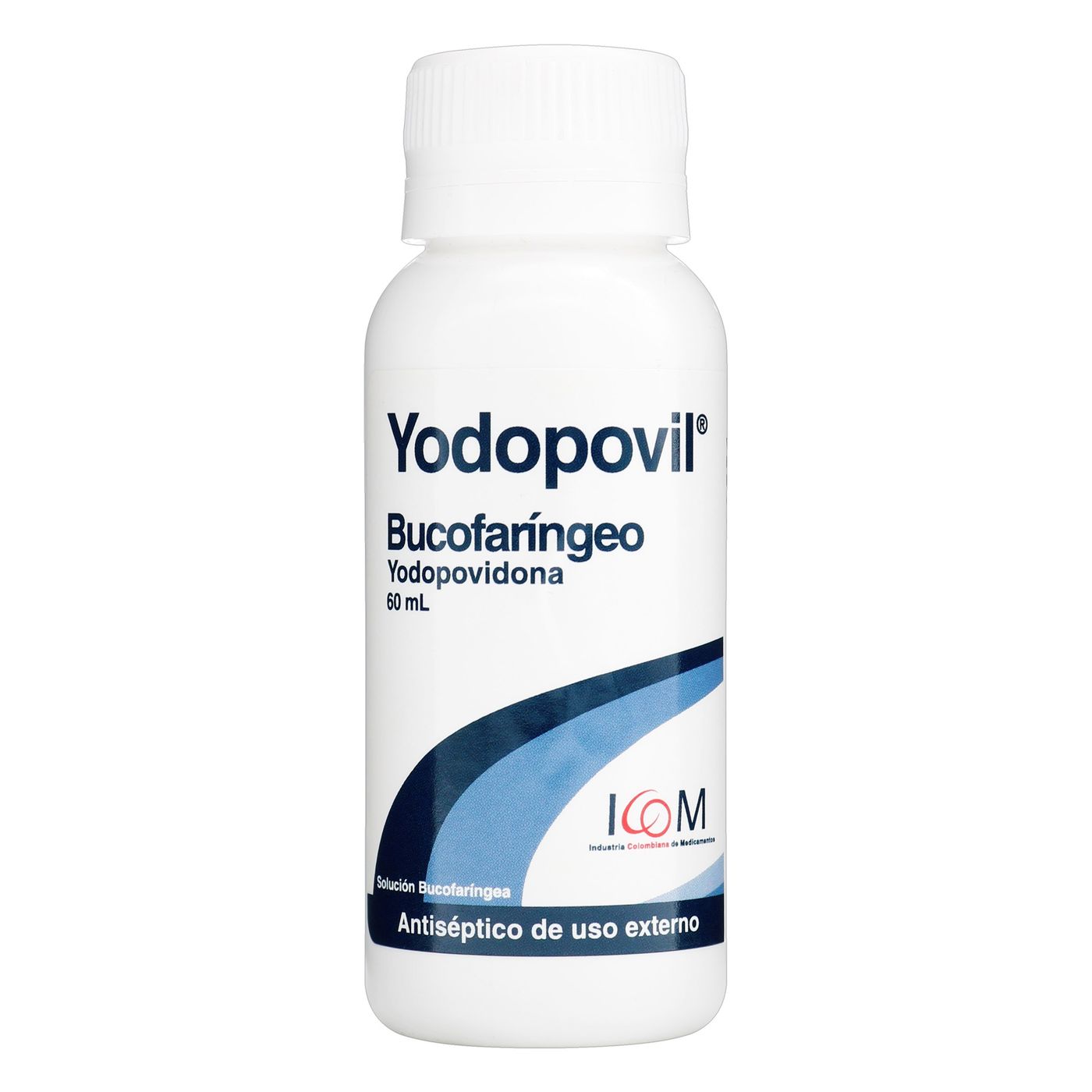 Antiséptico Icom Yodopovil Bucofaríngeo Frasco X 60 Ml.