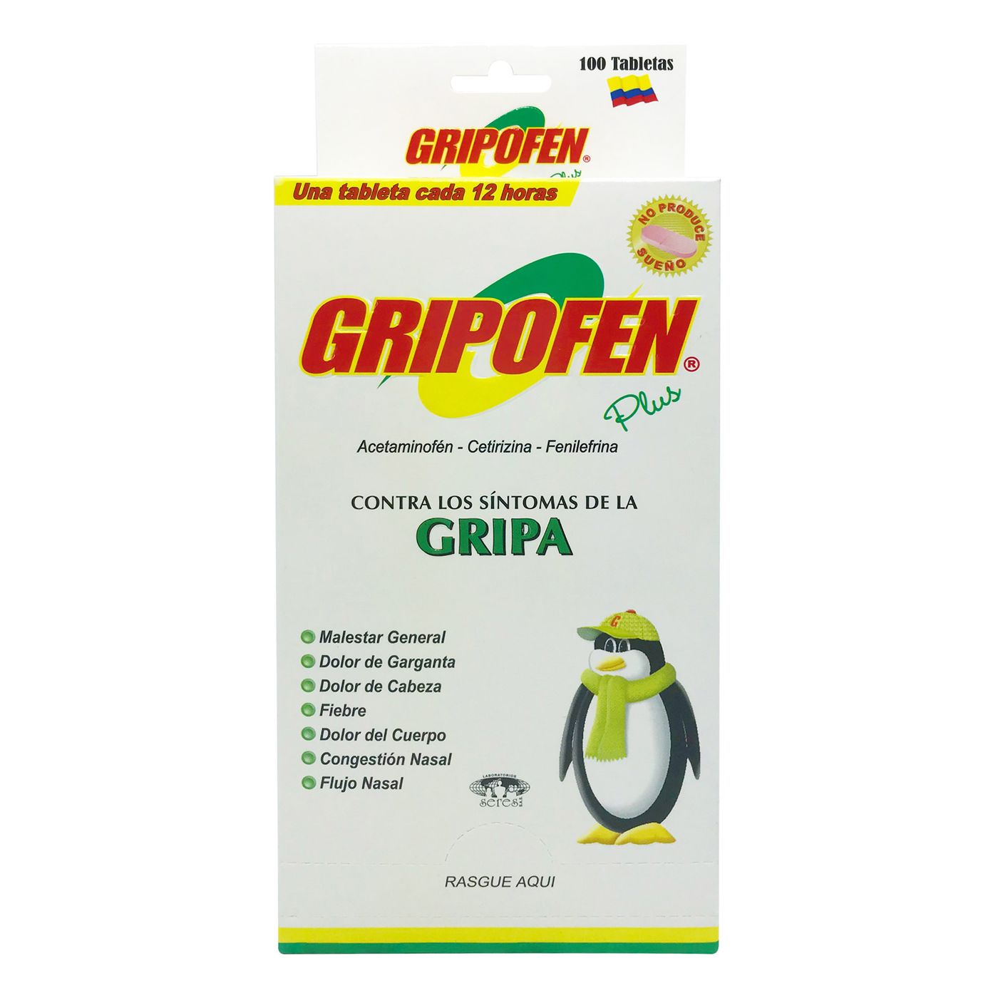 Gripofen Plus Seres Caja X 100 Tabletas.