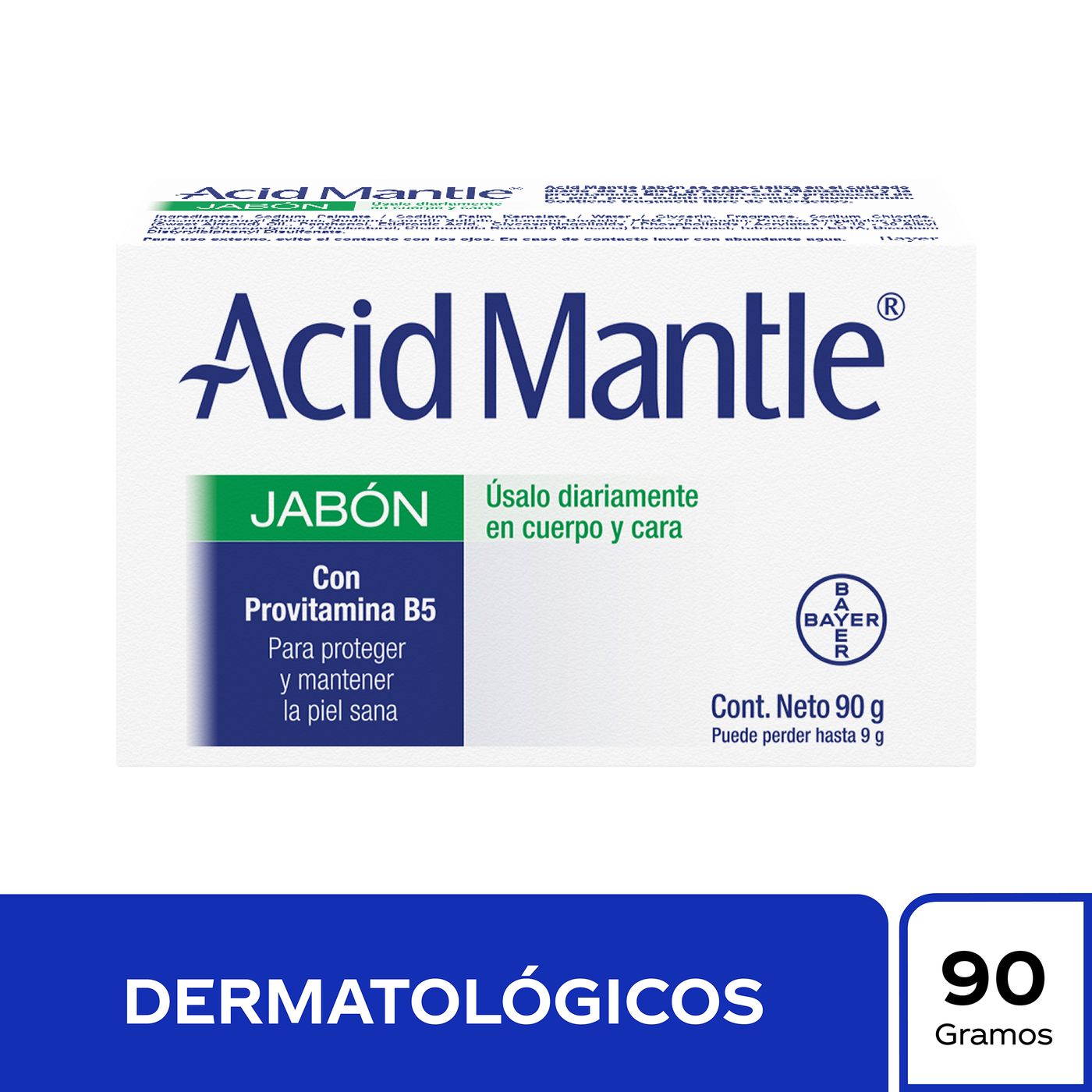 Jabón Acid Mantle Bayer Barra x 90 g