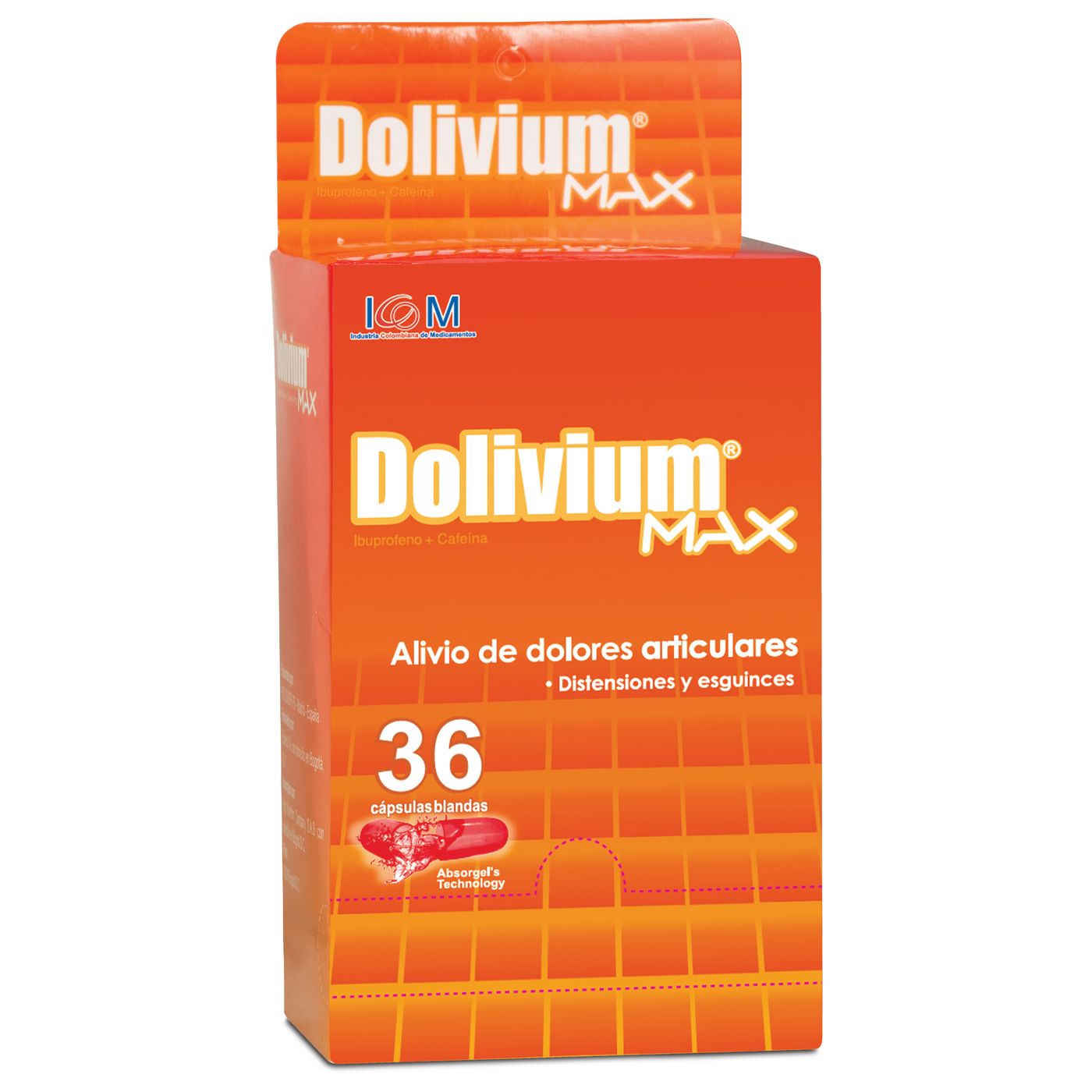 Dolivium Max 200 Mg/30 Mg Icom Caja X 36 Cápsulas Blandas.