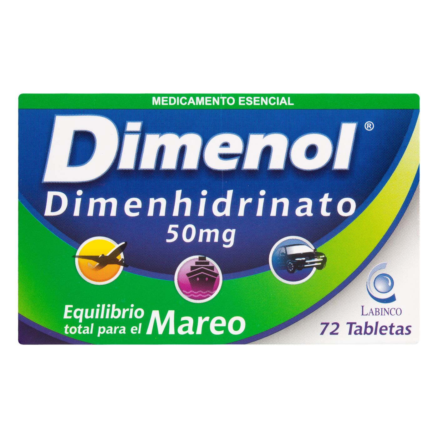Dimenol 50 Mg Labinco Caja x 72 Tabletas