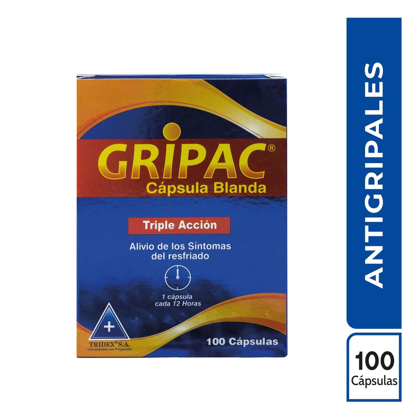 Gripac Tridex Caja X 100 Cápsulas Blandas.