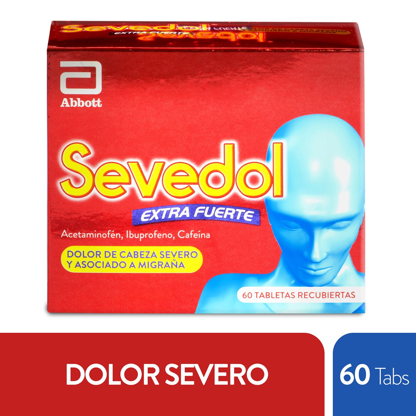 Sevedol Extra Fuerte Abbott Caja x 60 Tabletas Recubiertas