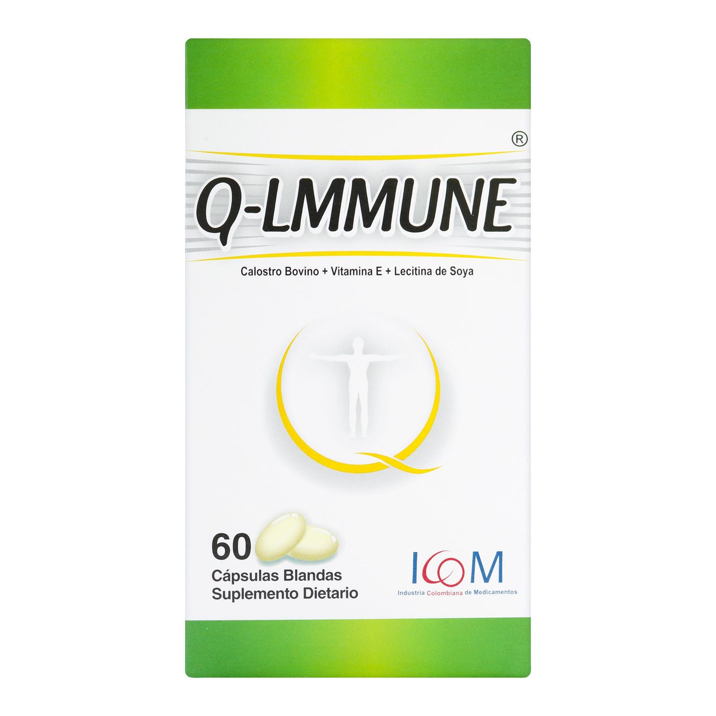 Q-Lmmune 45 Mg Icom Caja x 60 Softgels