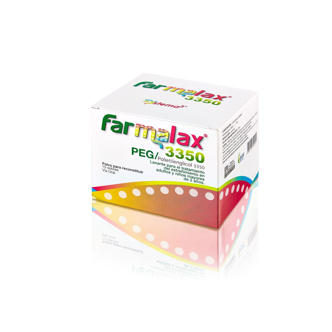Laxante Farmalax 3350 Systema 3 Polvo Caja x 15 Sobres
