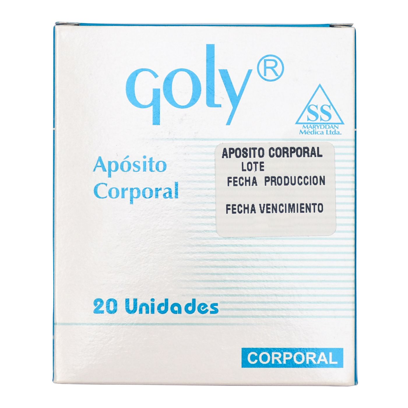 Apósito Corporal Goly Caja X 20 Uds.