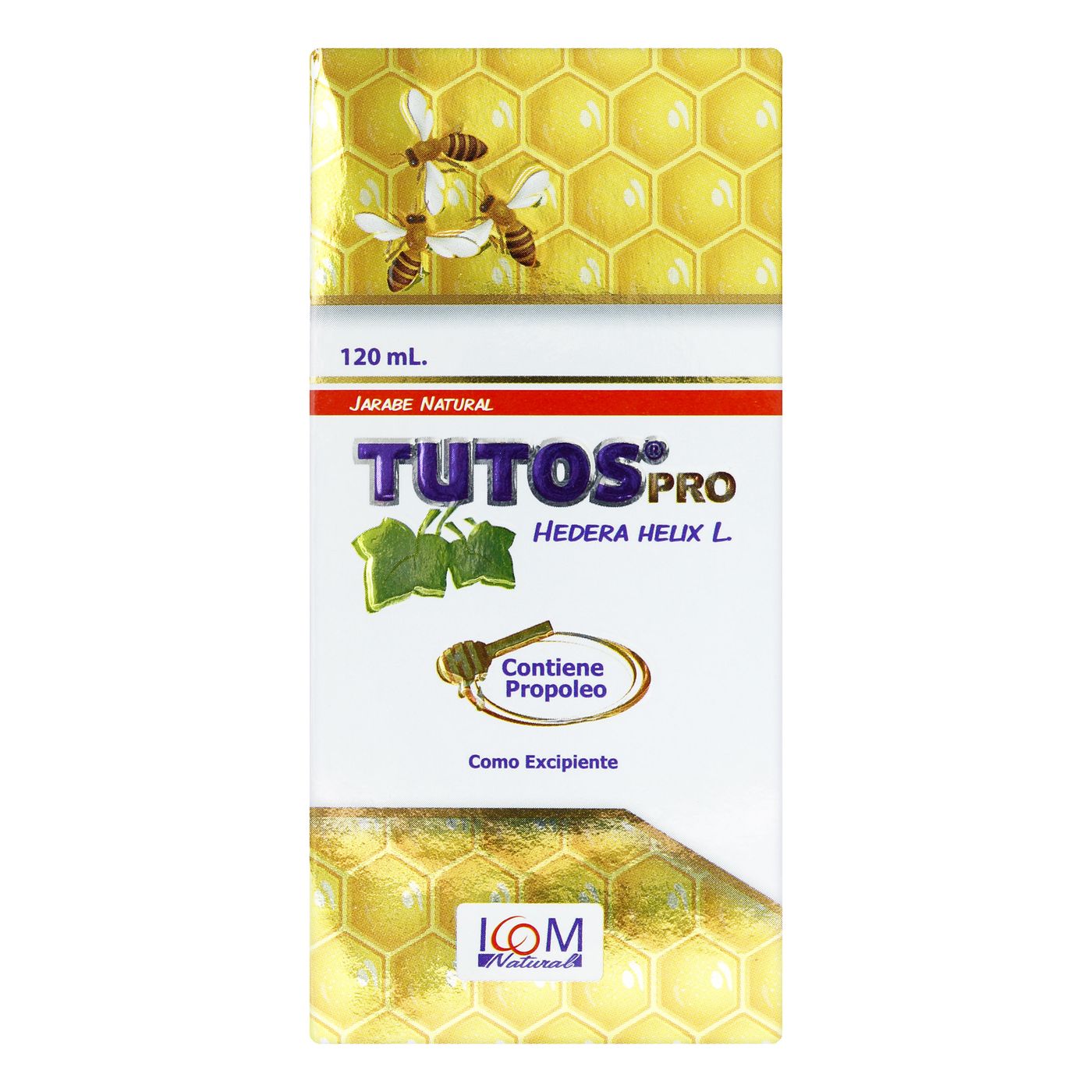 Jarabe Natural Icom Tutos Pro Hedera Helix L Frasco X 120 Ml.