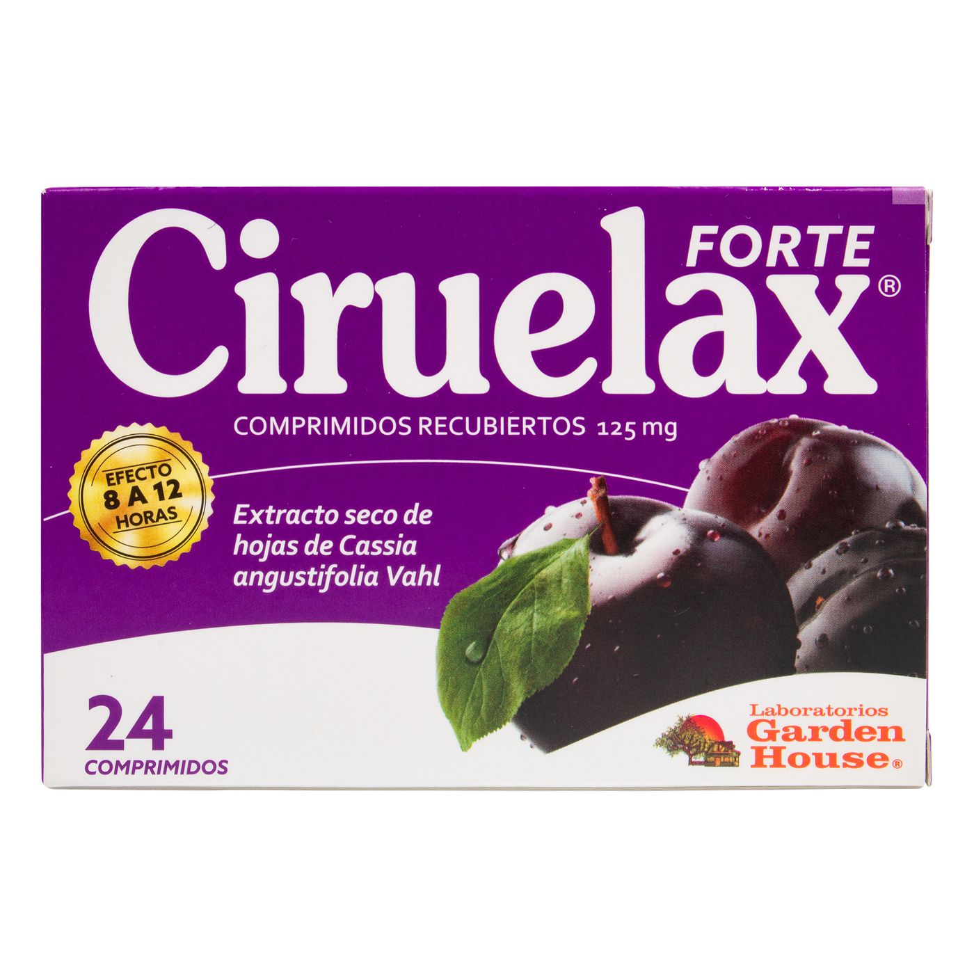 Ciruelax Forte 125 Mg Caja x 24 Comprimidos Recubiertos