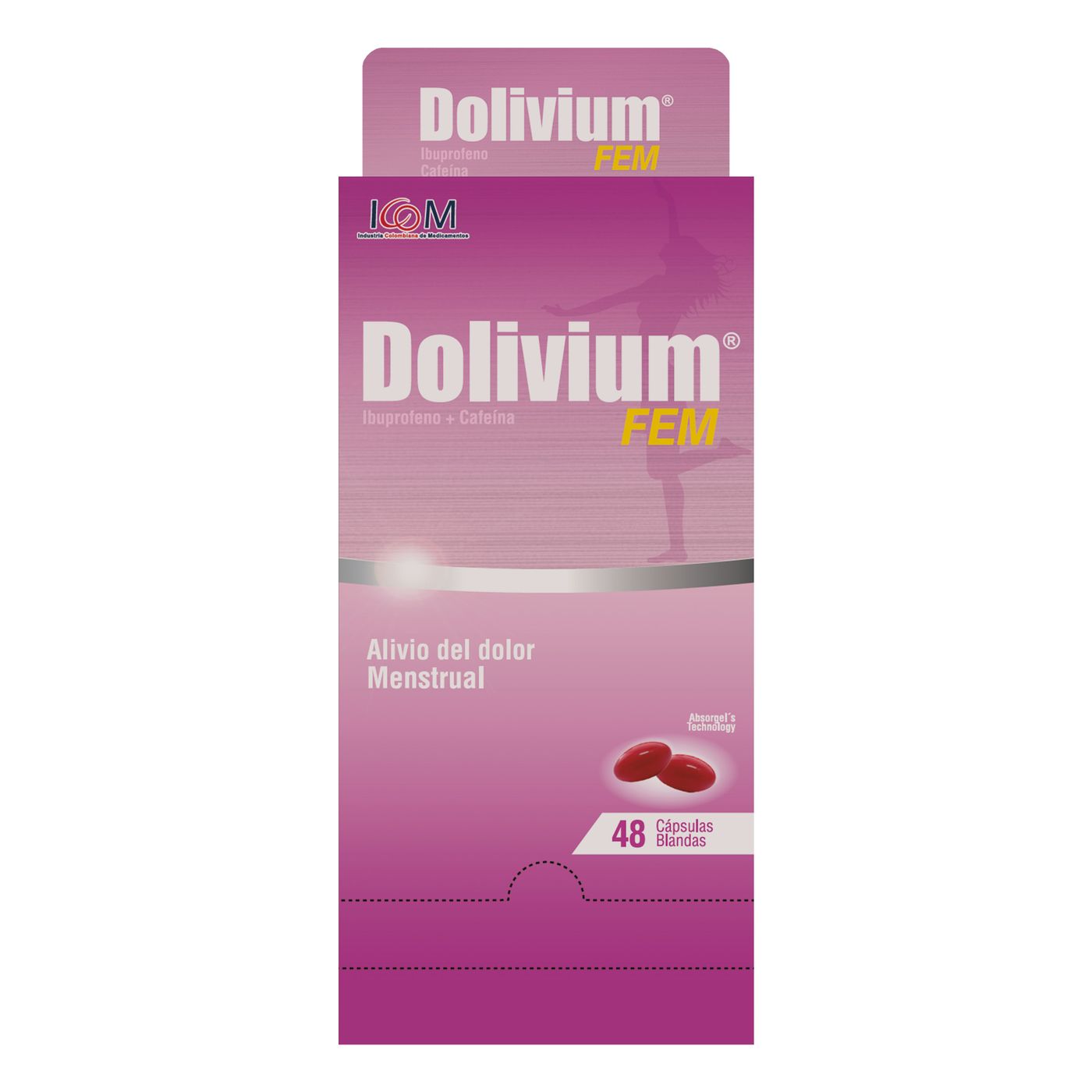 Dolivium Fem 400 Mg/60 Mg Icom Caja x 48 Cápsulas Blandas