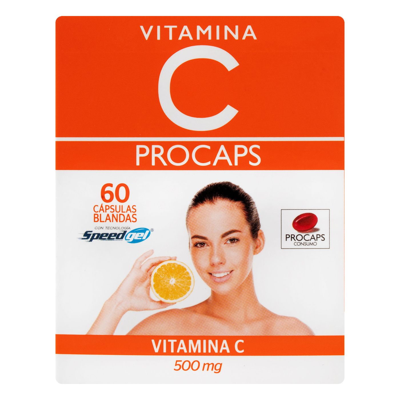 Vitamina C 500 Mg Procaps Caja x 60 Cápsulas Blandas