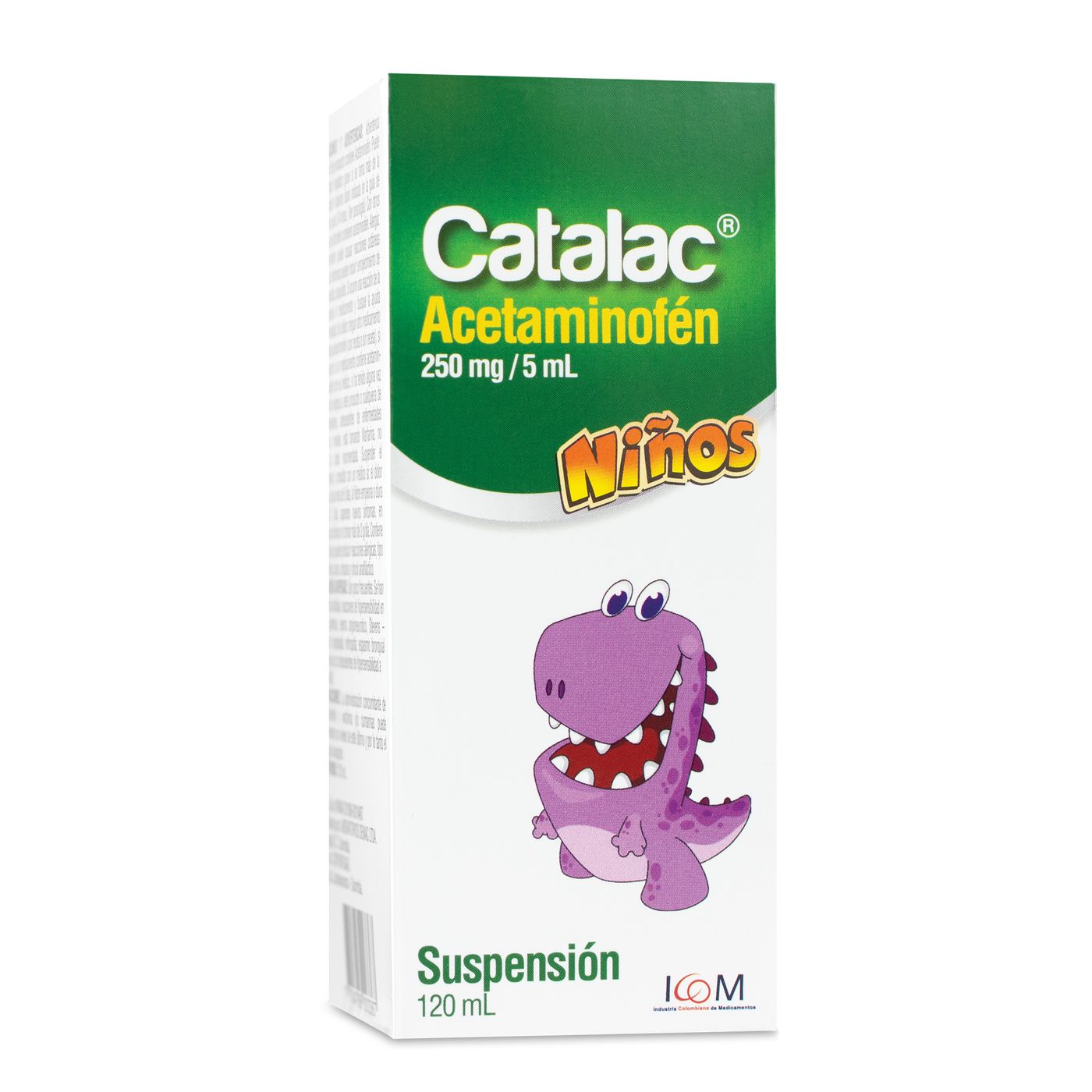 Suspensión Catalac 250 Mg/5 mL Niños Icom Frasco x 120 mL