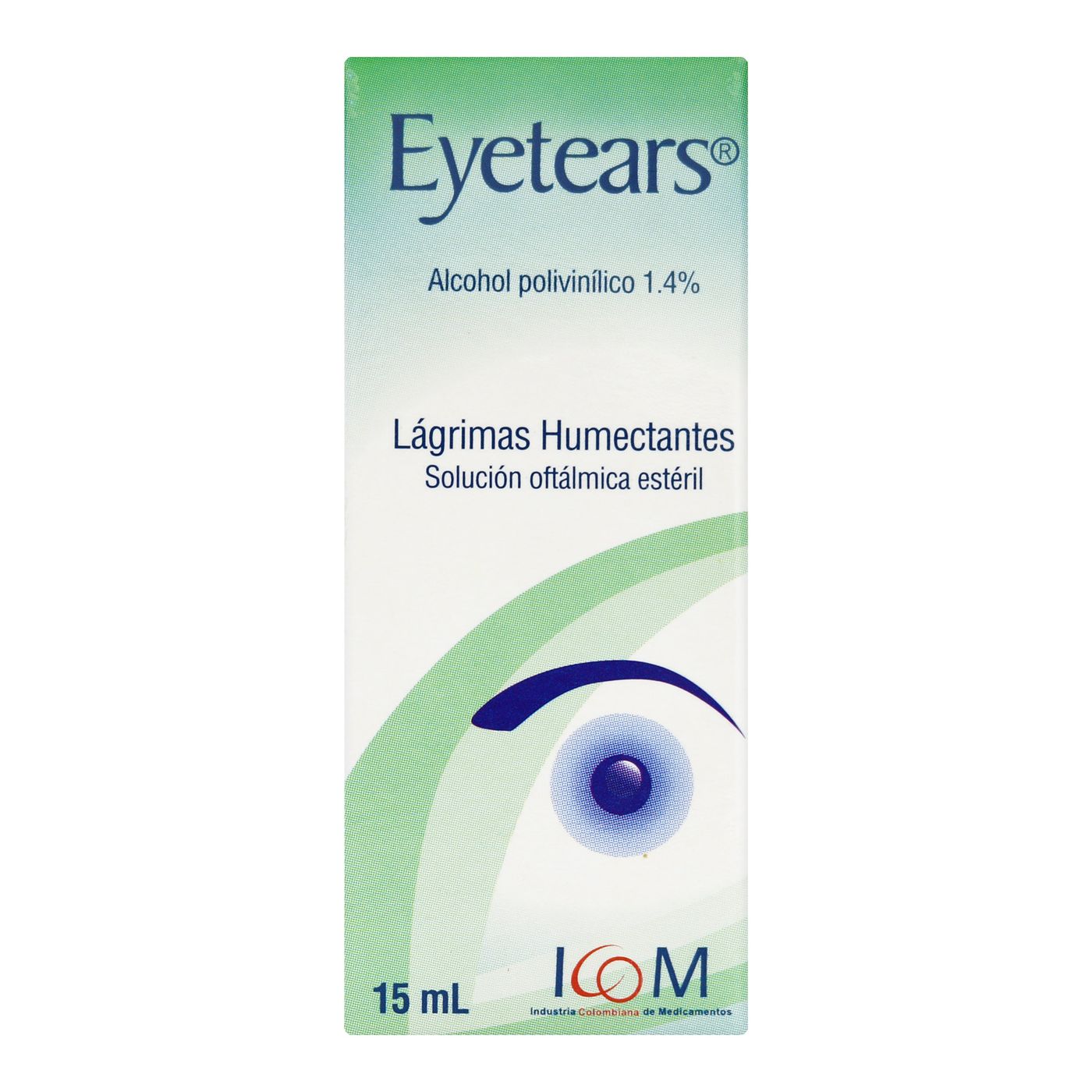 Lágrimas Humectantes Eyetears 1.4% Icom Frasco X 15 Ml.