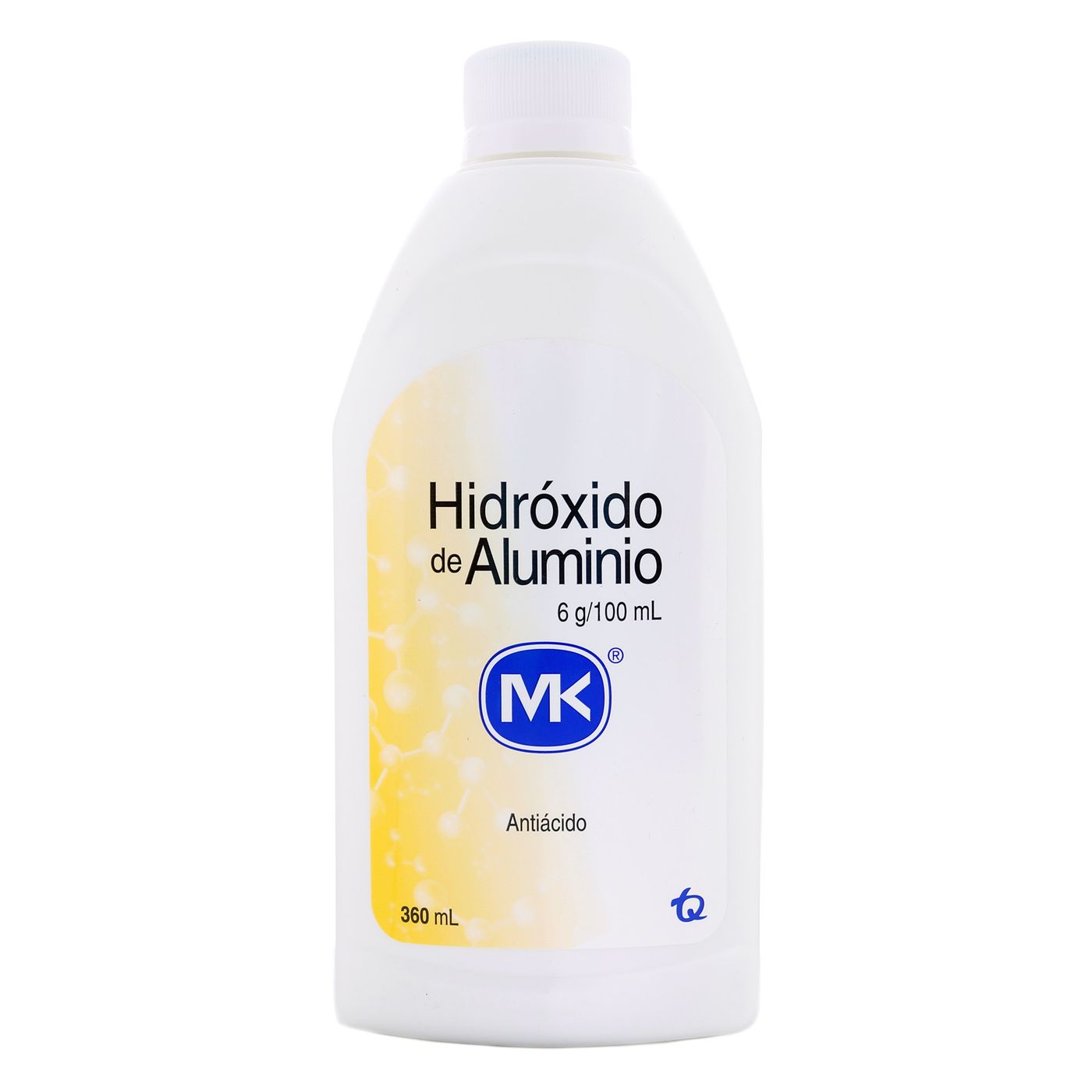 Antiácido Hidróxido De Aluminio Mk Frasco X 360 Ml.
