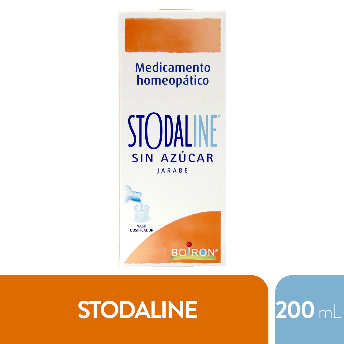 Jarabe Stodaline Sin Azúcar Medicamento Homeopático Frasco x 200 mL