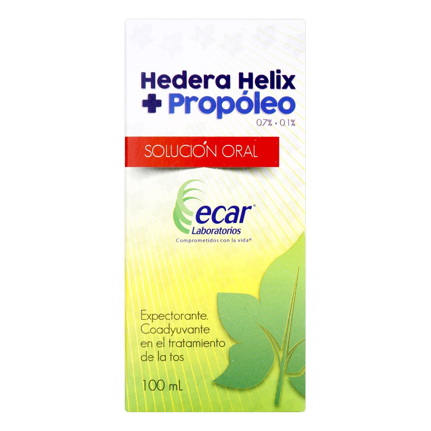 Jarabe Expectorante Hedera Helix 0.7 % + Propóleo 0.1 % Ecar Frasco x 100 mL