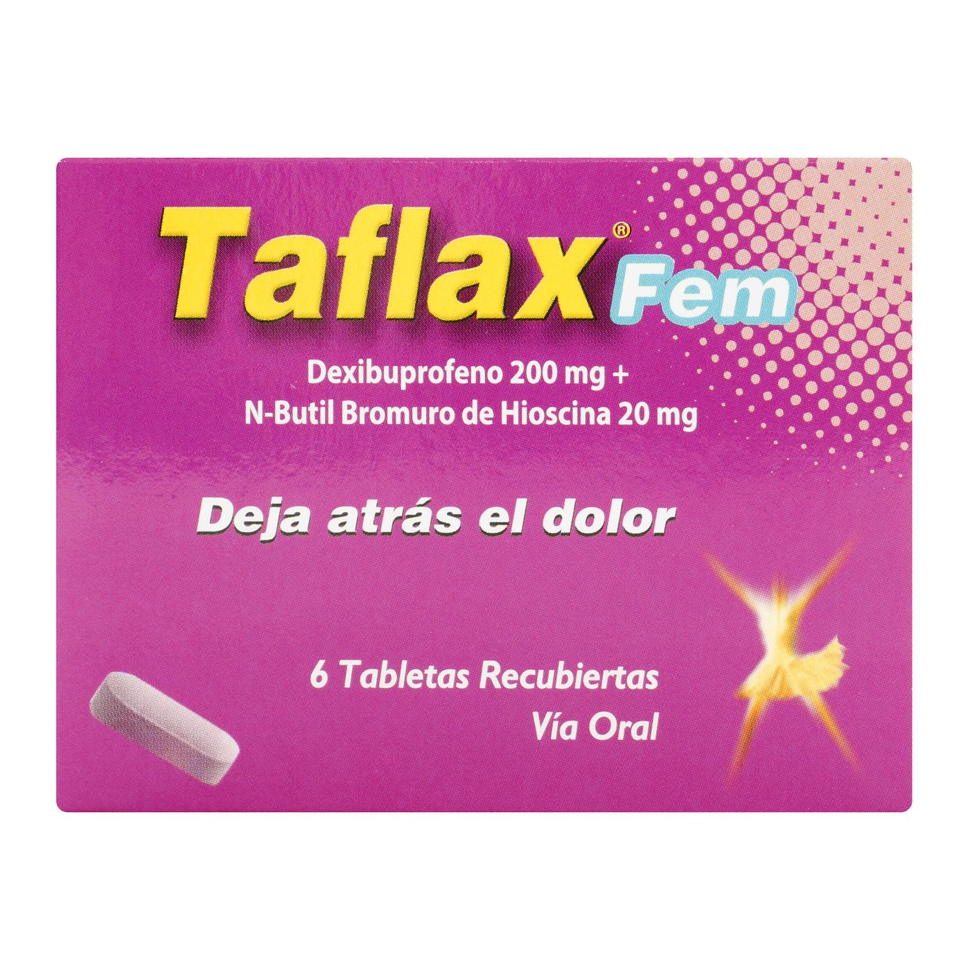 Taflax Fem X 6 Tabletas Recubiertas