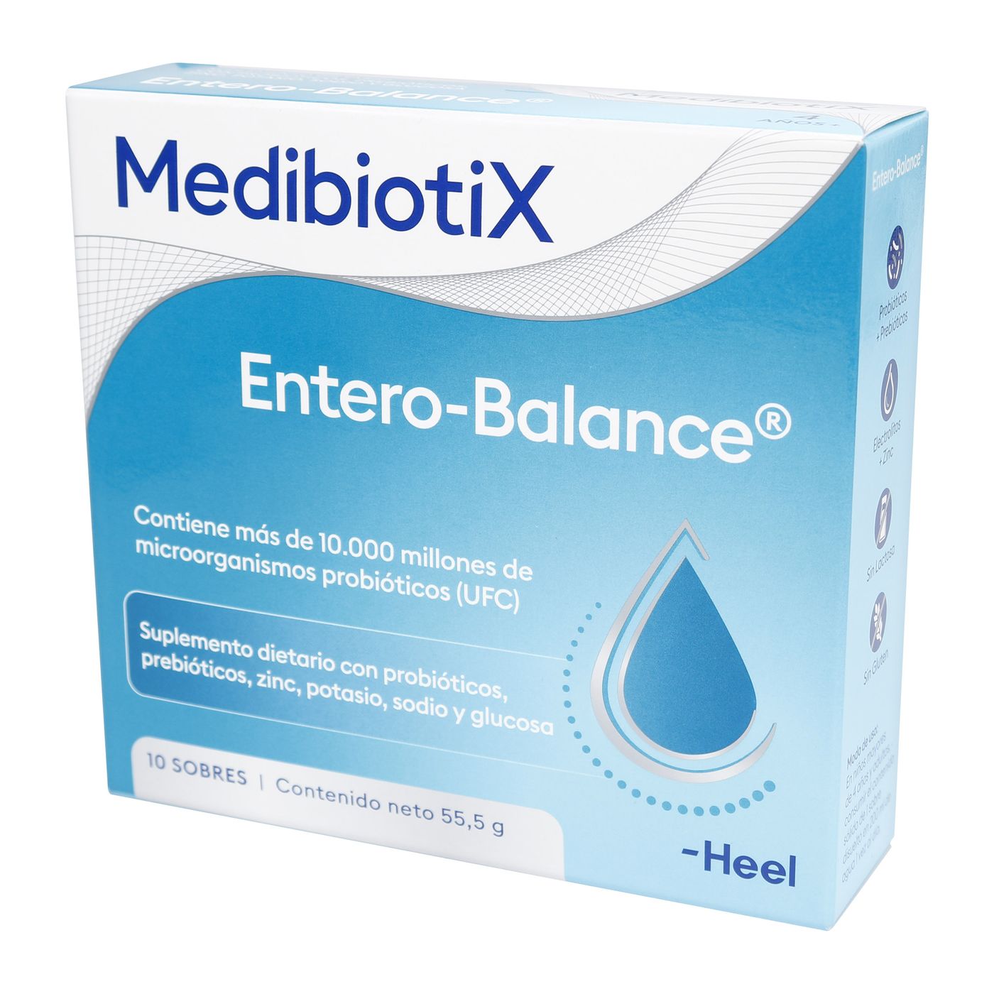 Suplemento Dietario Medibiotix Entero-Balance Heel Caja x 10 Sobres
