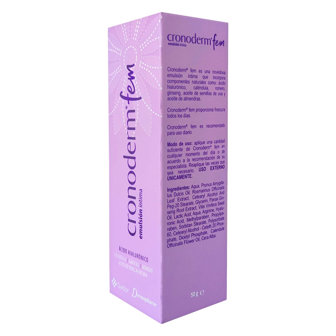 Emulsion Intima Cronoderm Fem Gador Frasco x 50 g