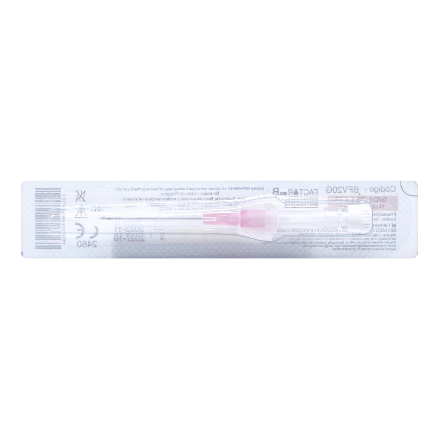 Cánula Intravenosa 20 G Icom Empaque x 1 Ud