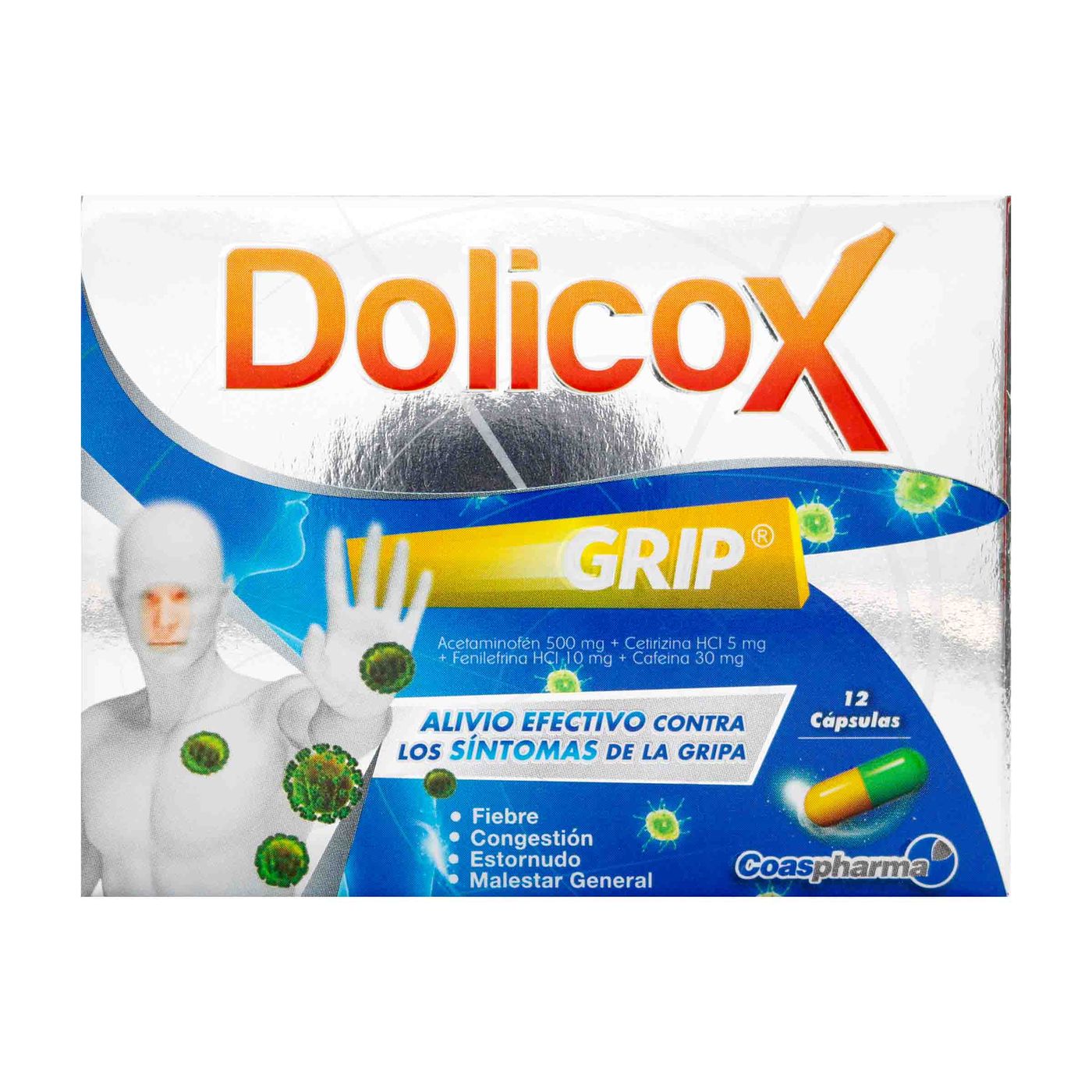 Dolicox Grip Coaspharma Caja x 12 Cápsulas