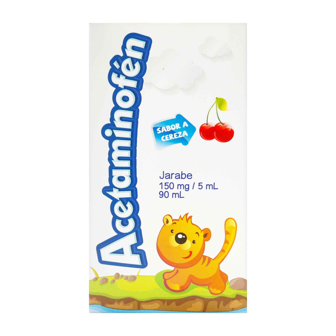 Acetaminofén 150 mg / 5 mL Sabor Cereza Coaspharma Caja x 90 Mililitros