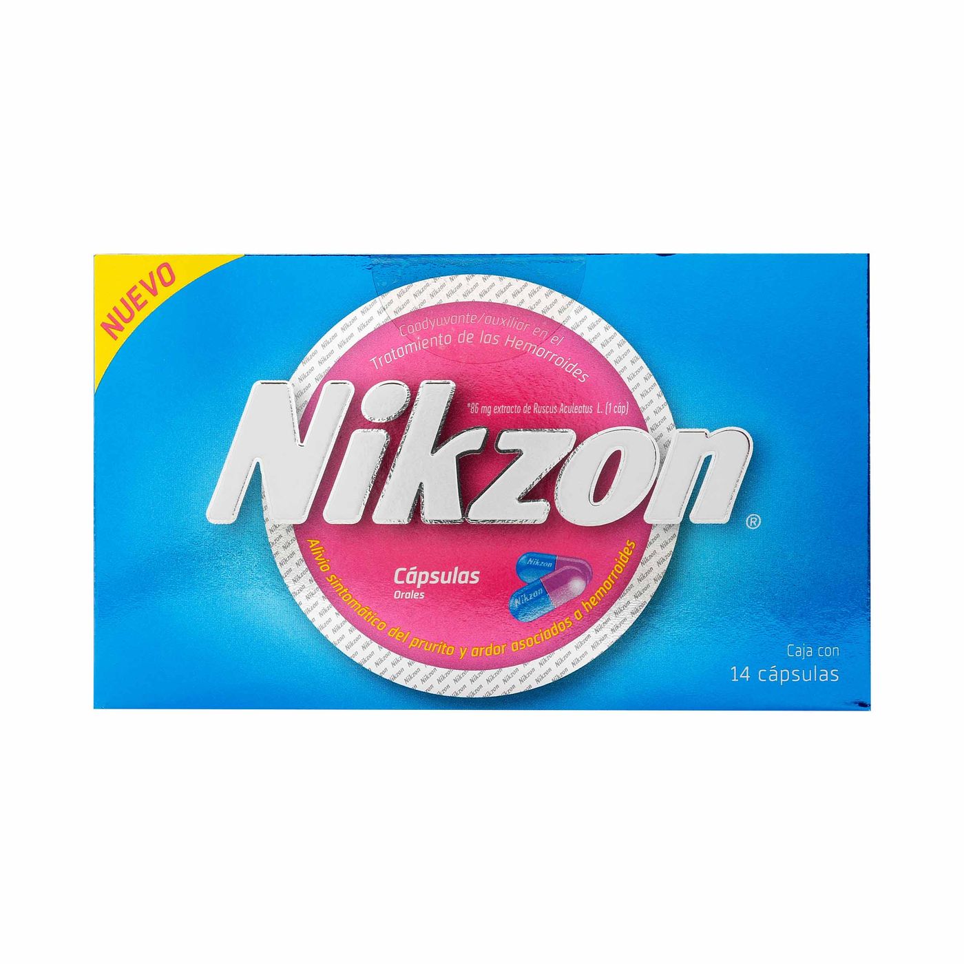 Tratamiento de las Hemorroides Nikzon Caja x 14 Capsulas
