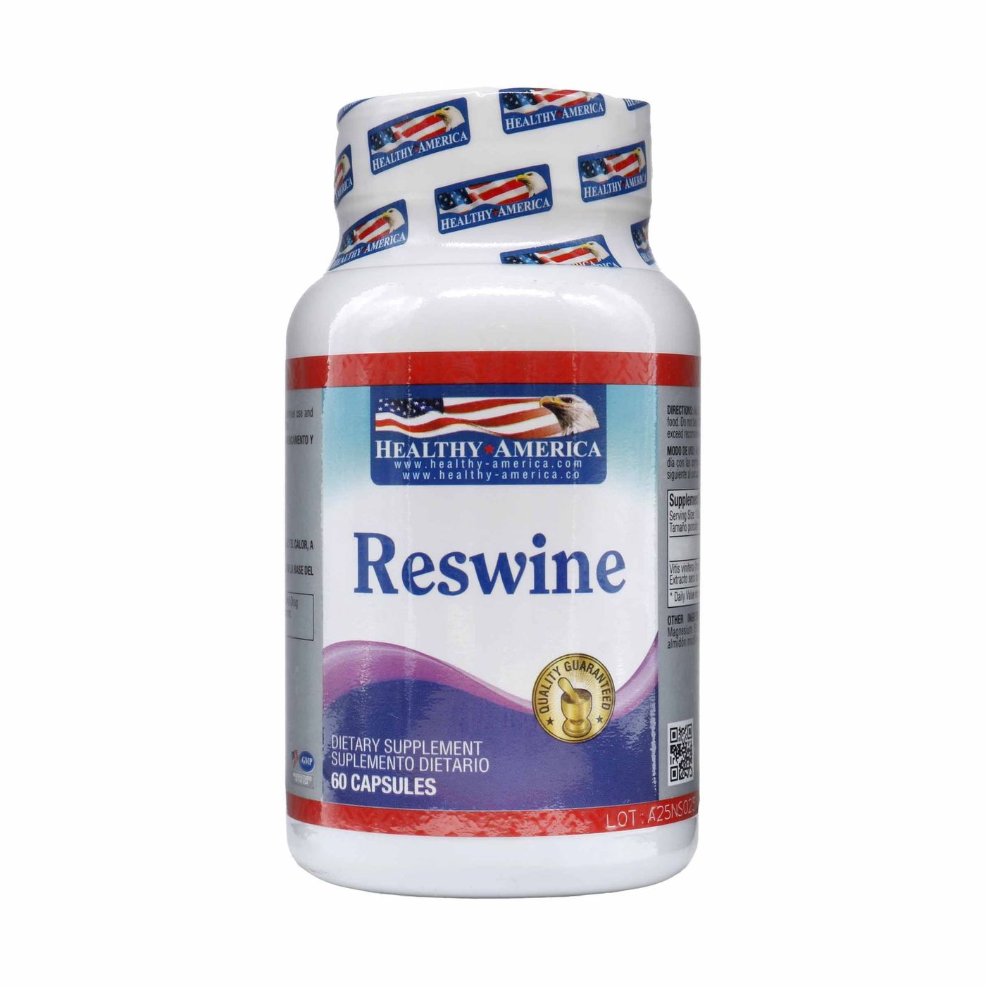 Reswine 260mg Healthy America Caja x 60 Capsulas