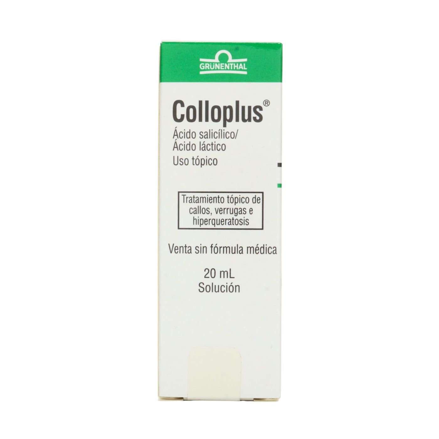 Colloplus Ácido Salicilico/Ácido Lactico Solución Topica Grunenthal Frasco x 10mL
