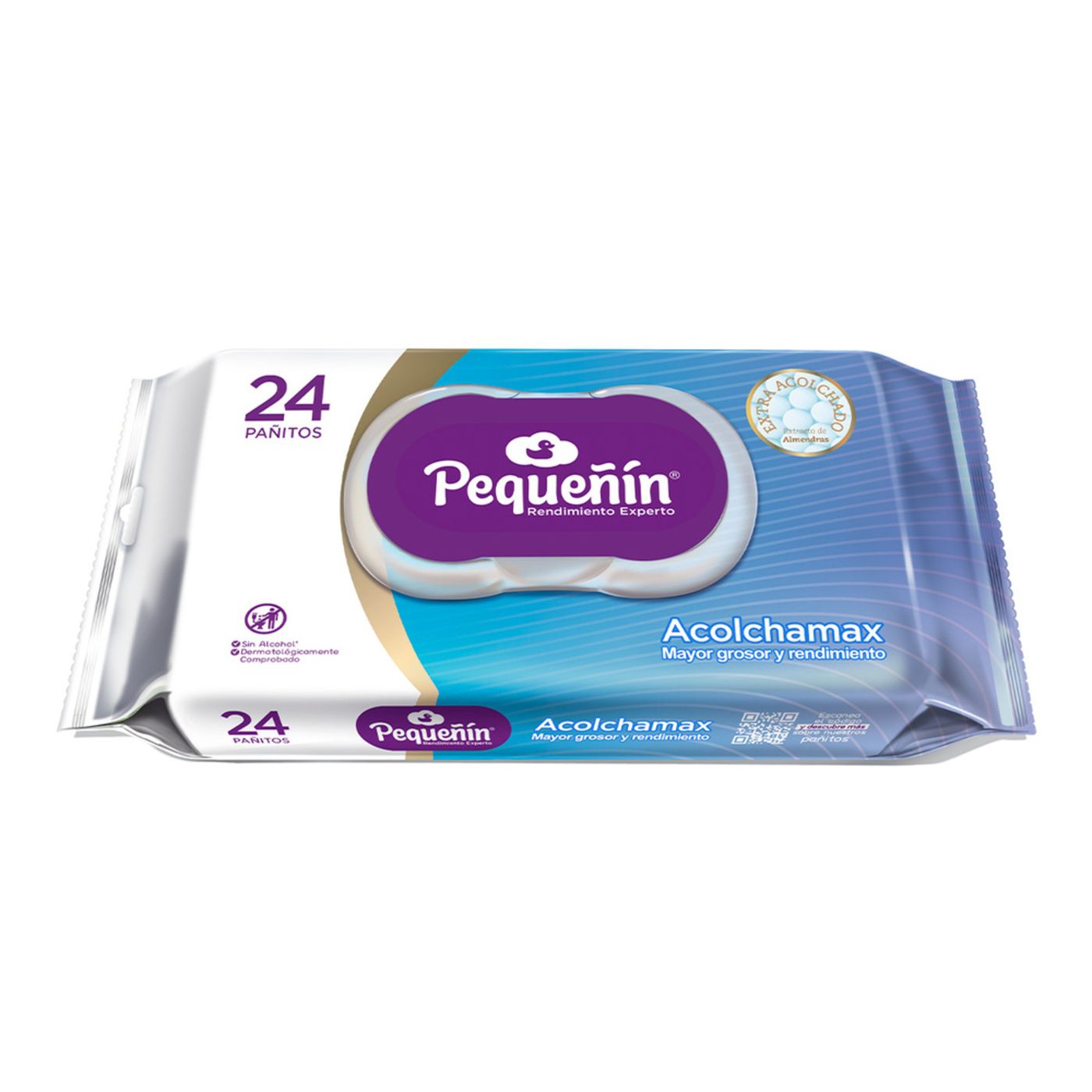 Pañitos Húmedos Pequeñín Acolchamax Paquete x 24 Uds