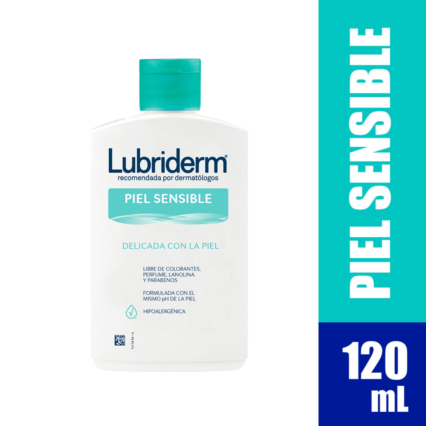 Crema Corporal Lubriderm Piel Sensible Frasco x 120 mL.
