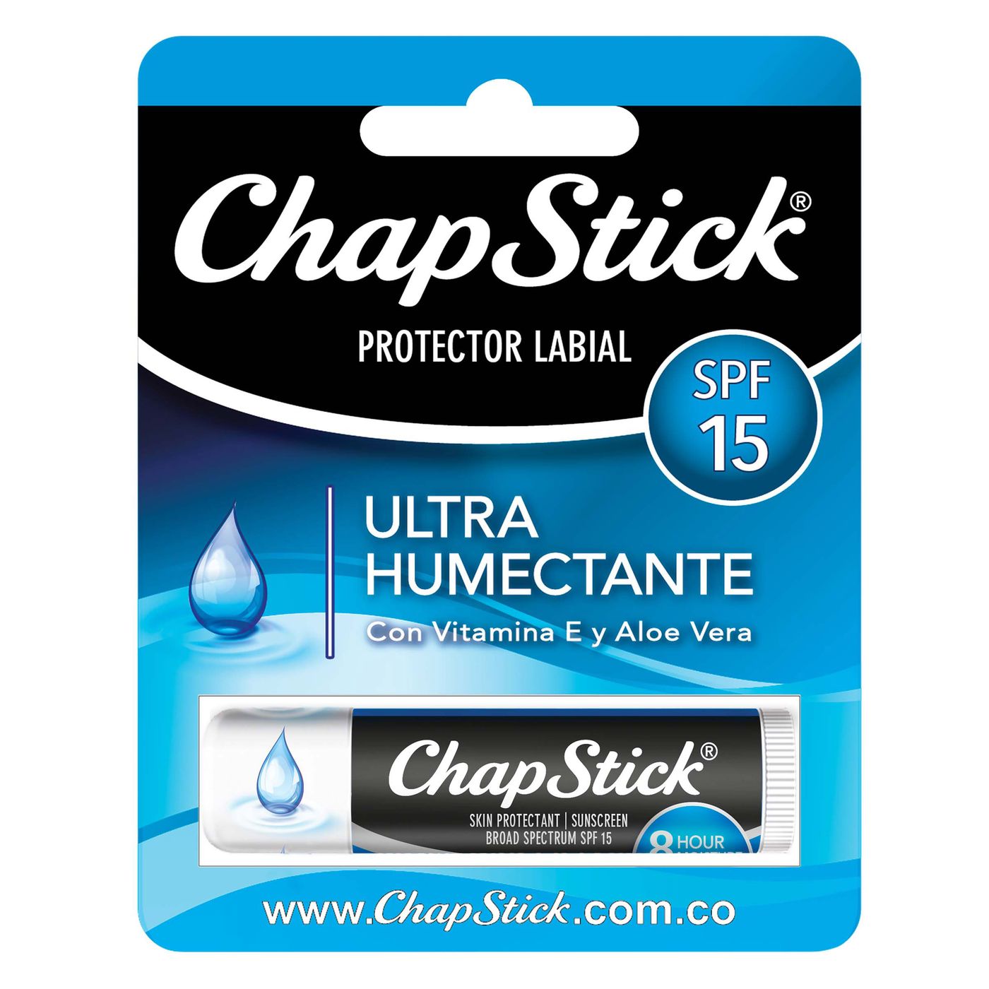 Protector Labial Chap Stick Original Ultra Humectante Spf 12 Blister X 1 Ud.