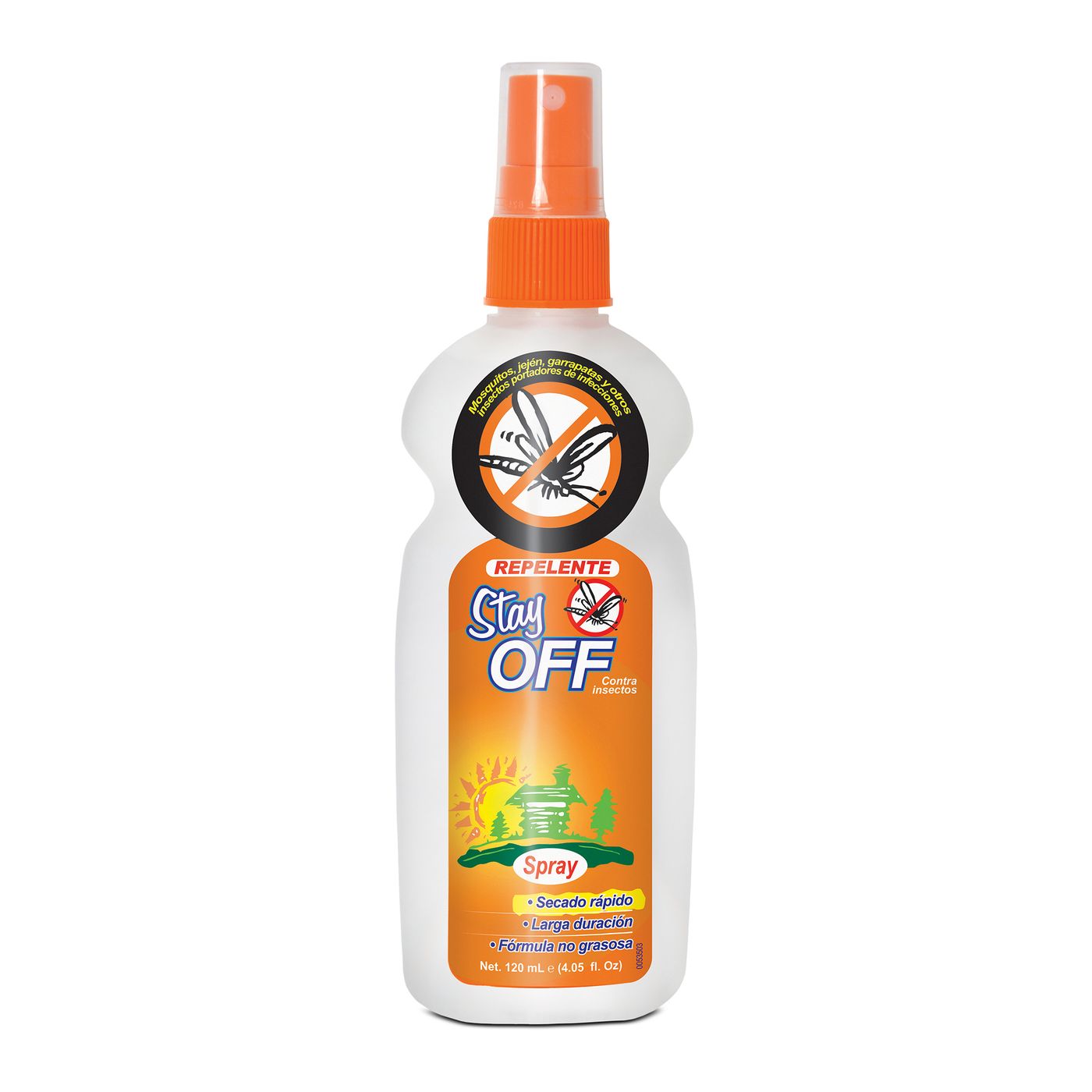 Repelente Stay Off Adultos Spray X 120 Ml.