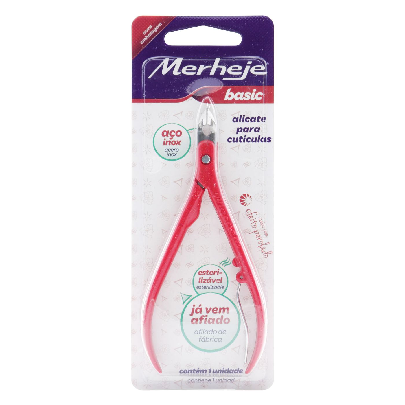 Alicate Para Cutícula Merheje Basic Blister X 1 Ud.