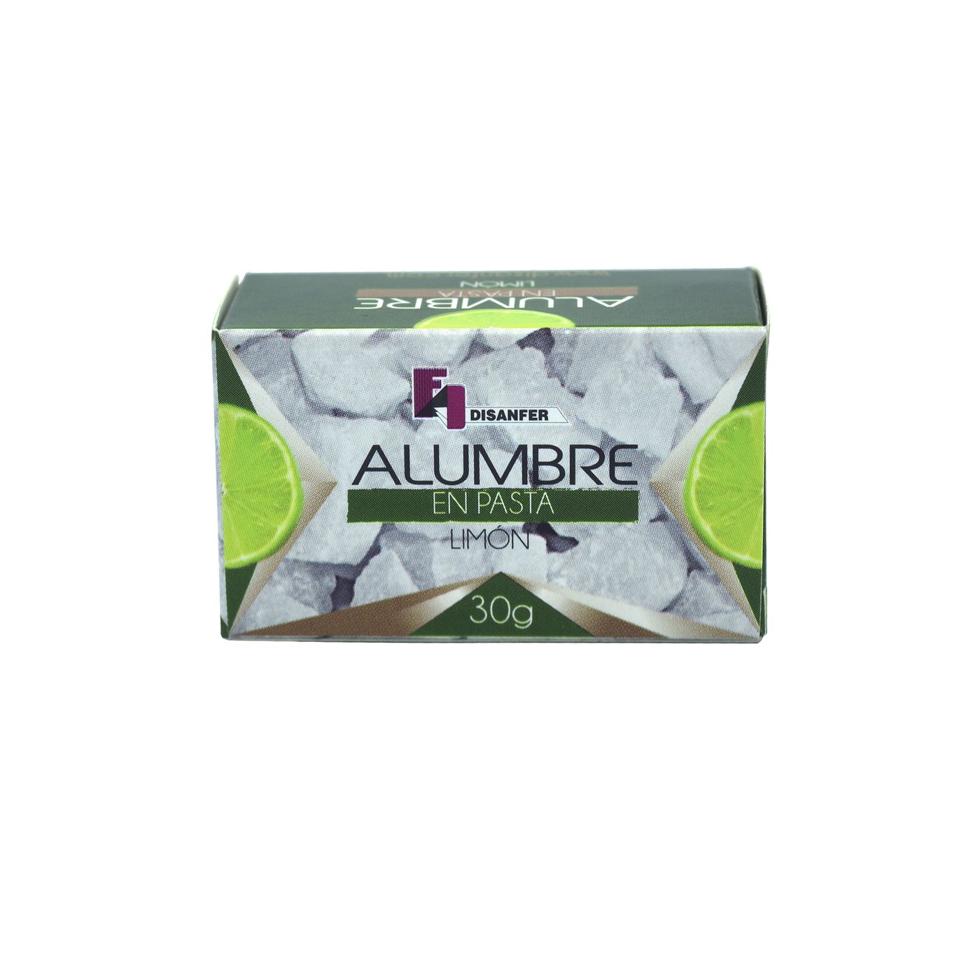 Alumbre En Pasta Disanfer Limón Caja X 30 G.