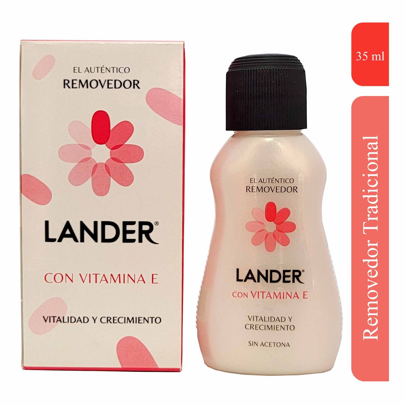 Removedor Lander con Vitamina E Caja x 35 mL