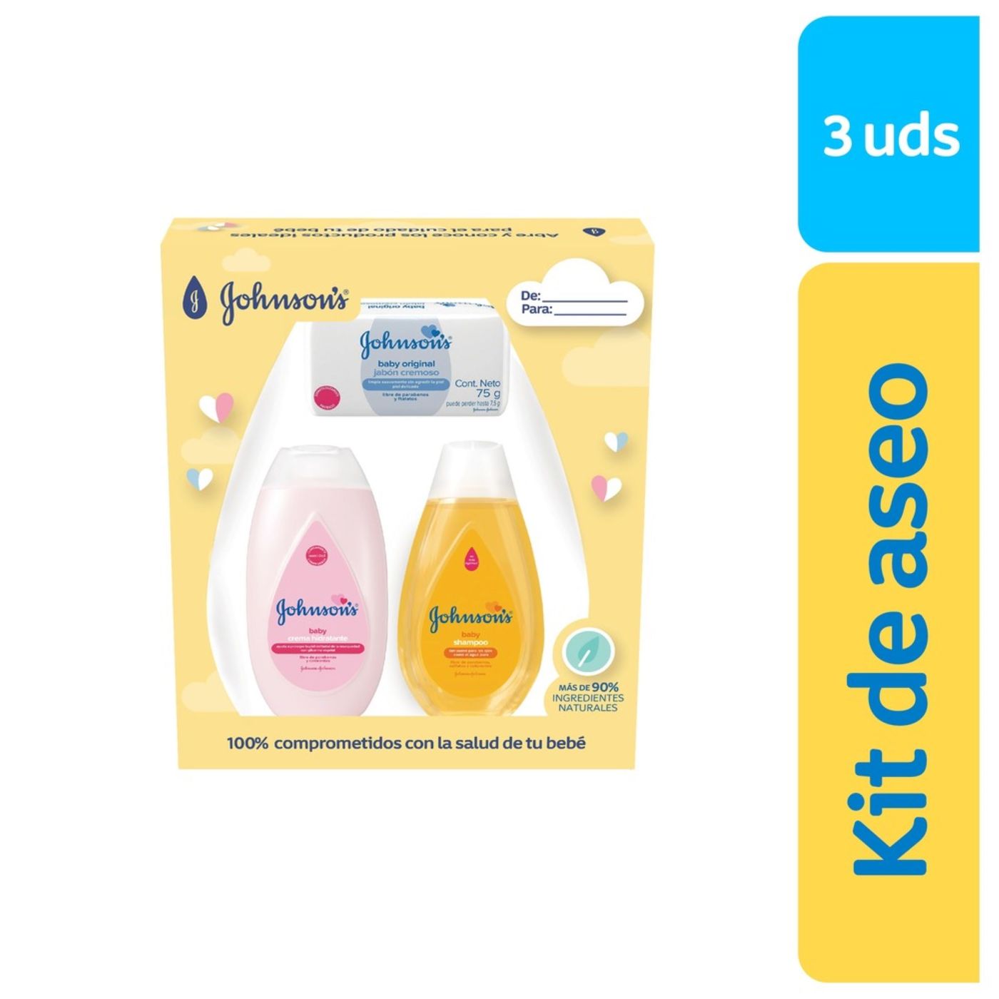 Estuche Johnsons Baby Pequeño x 3 Arts