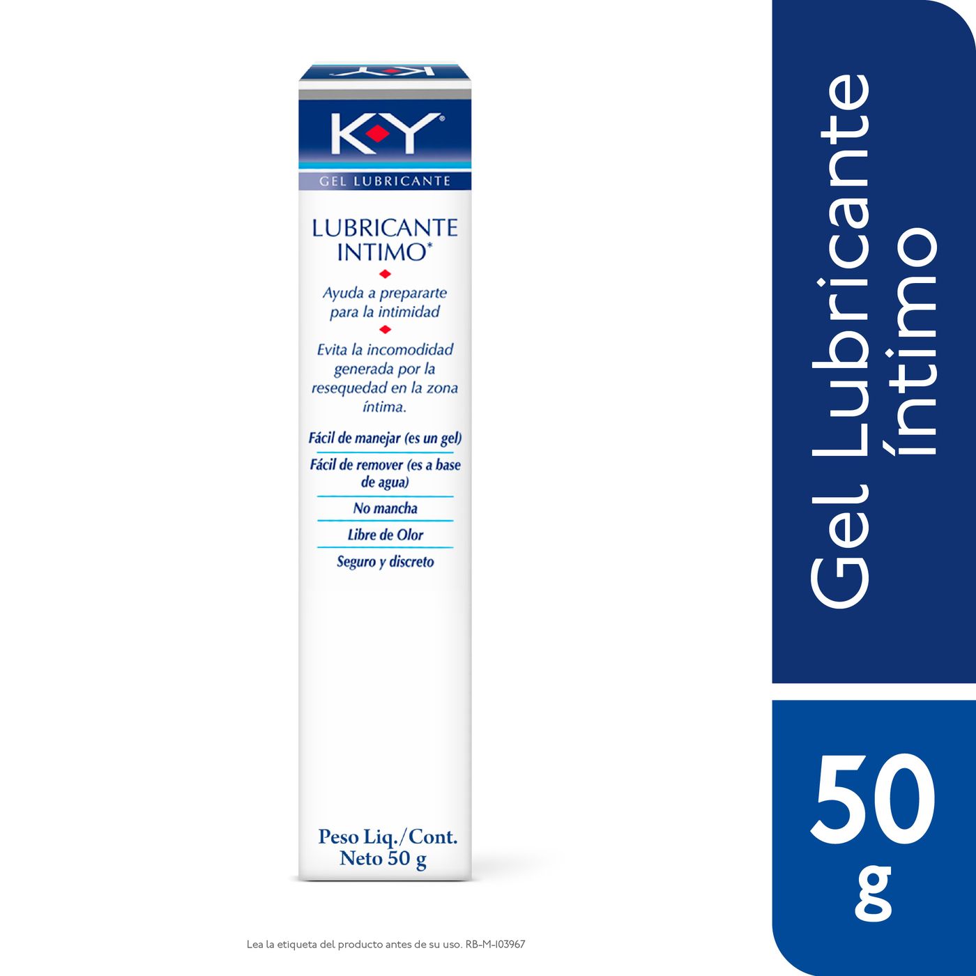Gel Lubricante K-Y Íntimo Caja x 50 g
