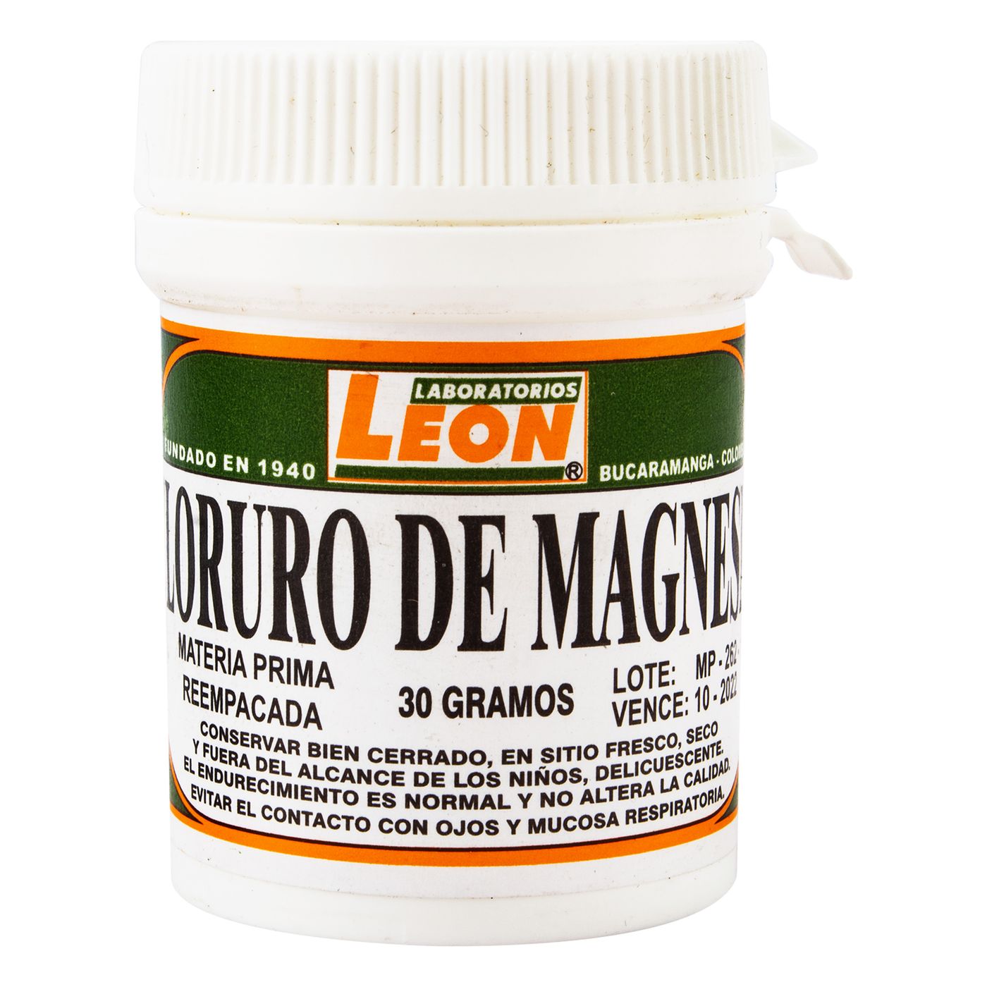 Cloruro De Magnesio León Frasco X 30 G.