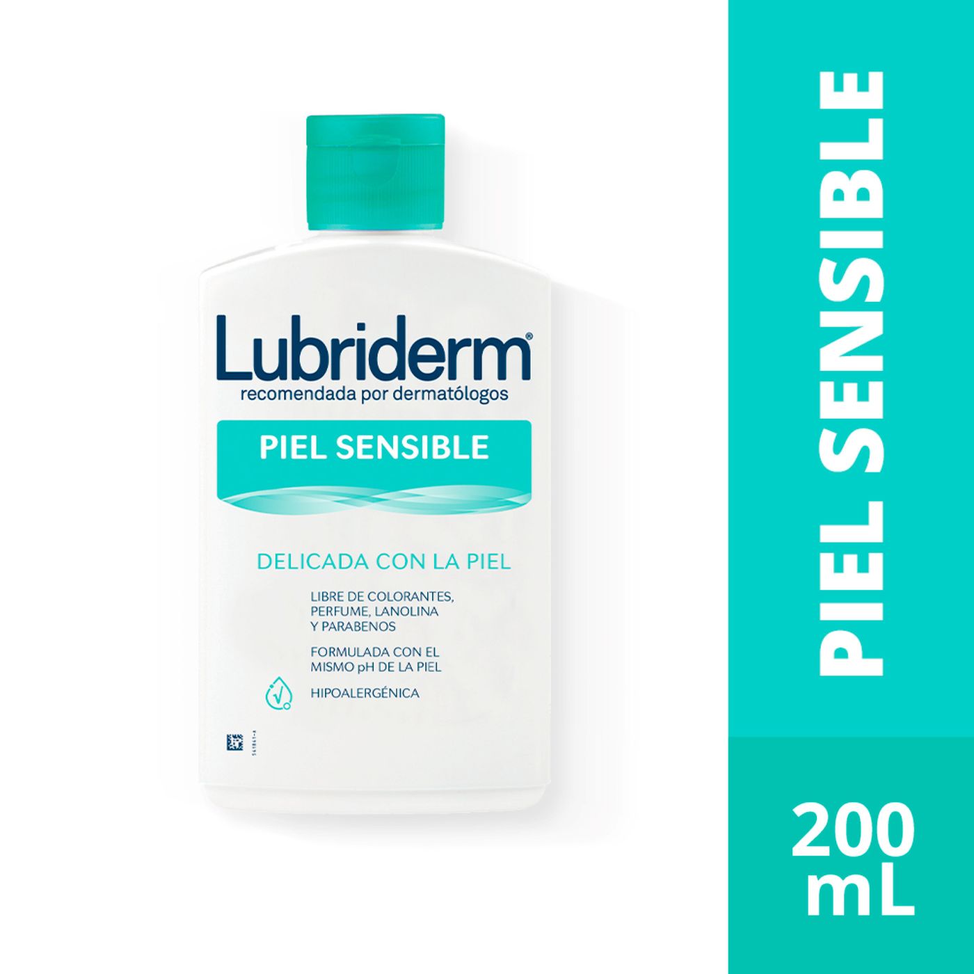 Crema Corporal Lubriderm Piel Sensible Frasco X 200 Ml.