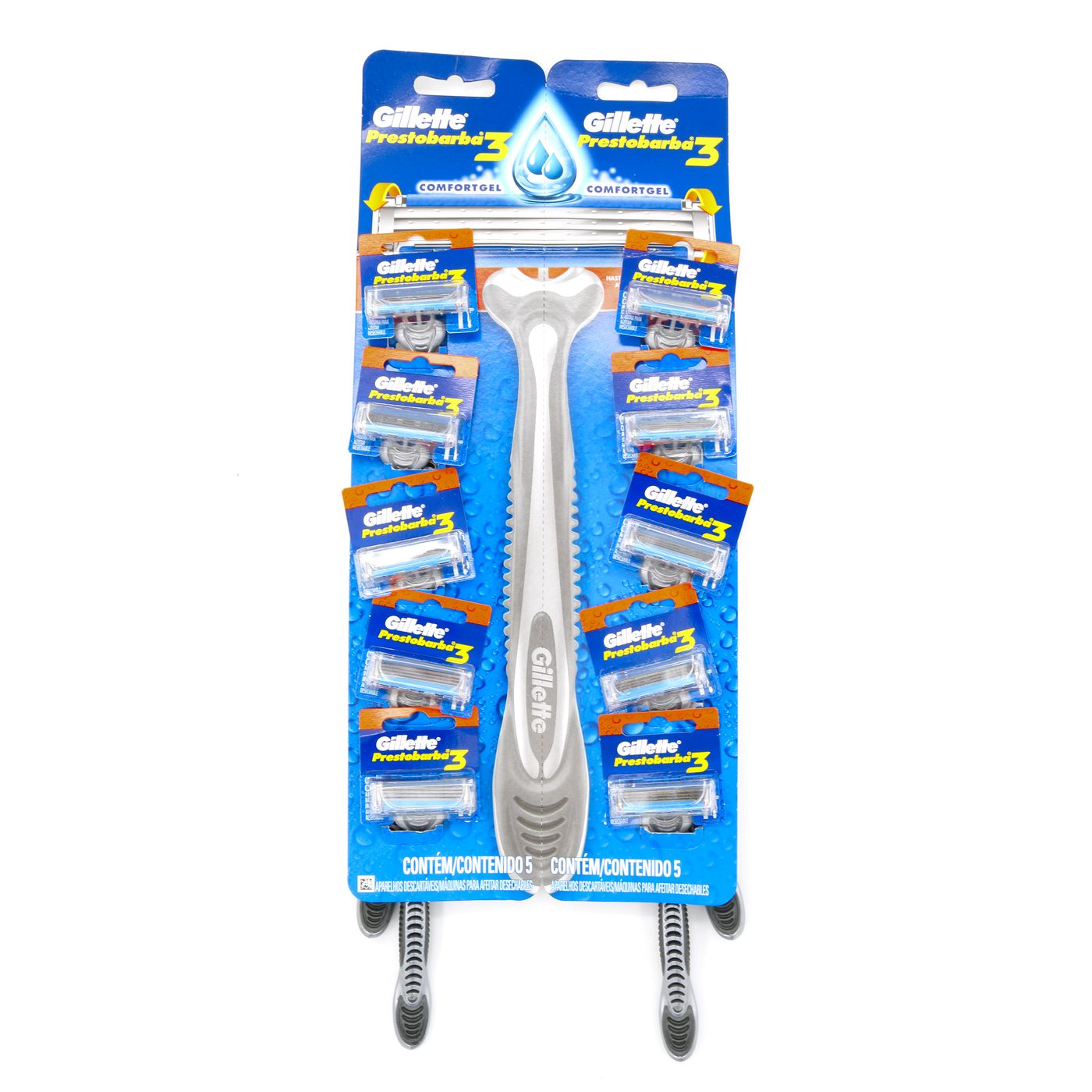 Máquina Para Afeitar Gillette Prestobarba 3 Blister X 10 Uds.