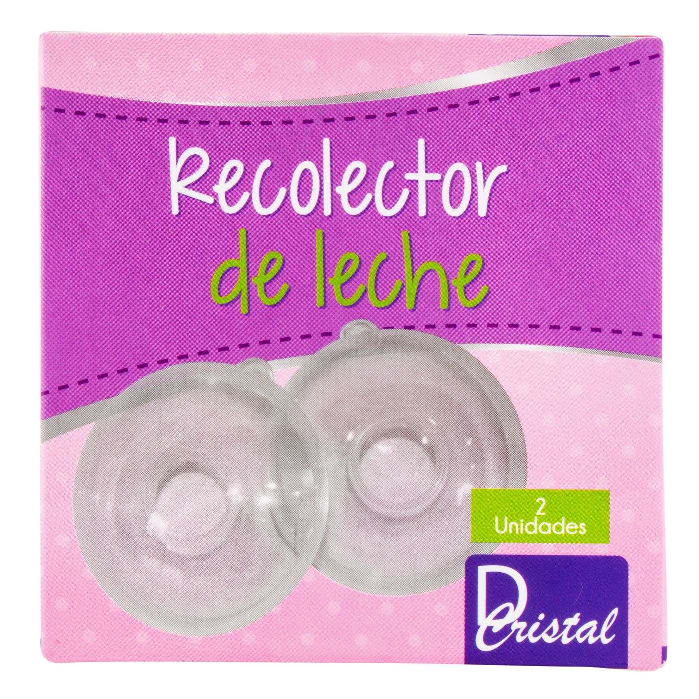 Recolector de Leche D Cristal Caja x 2 Uds.